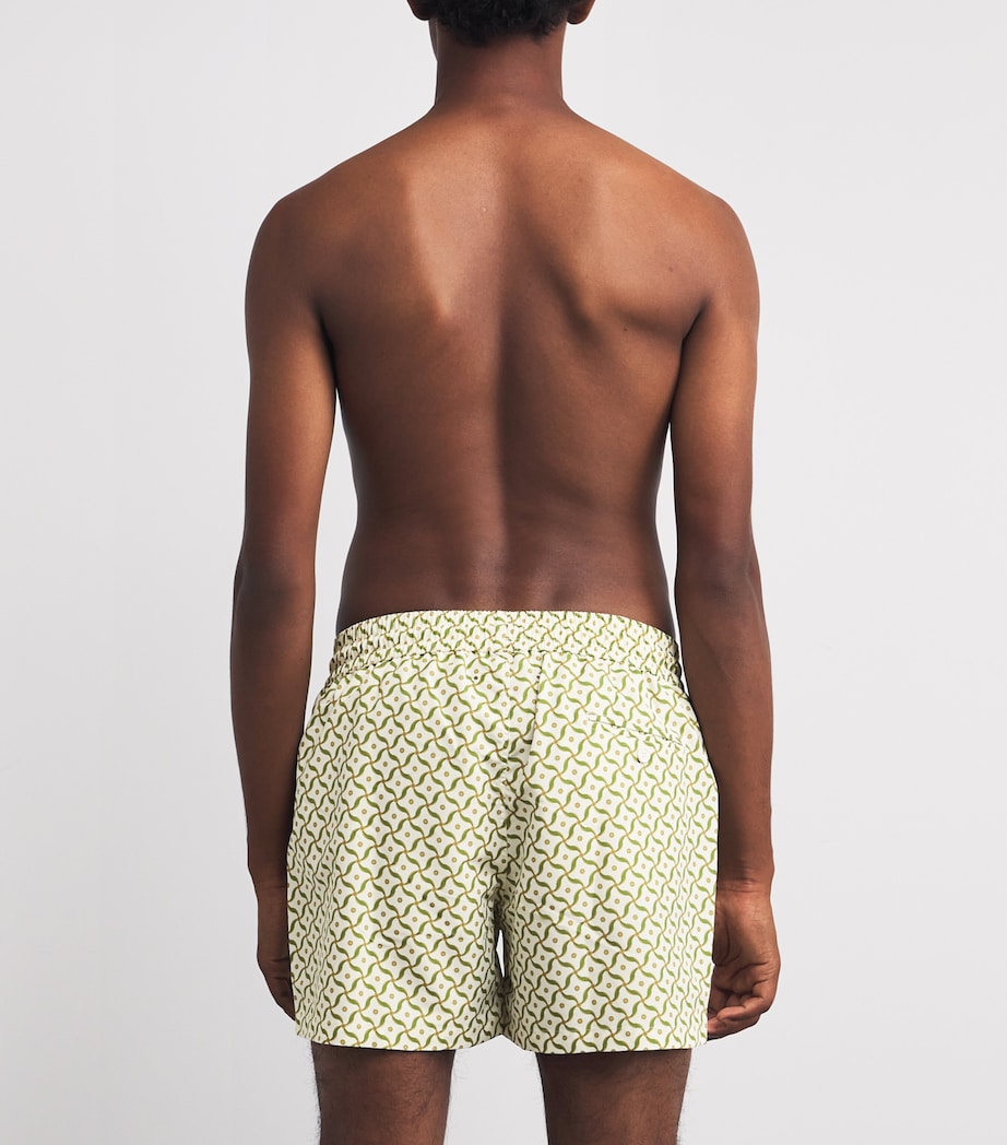 Lotus-Print Rio Swim Shorts