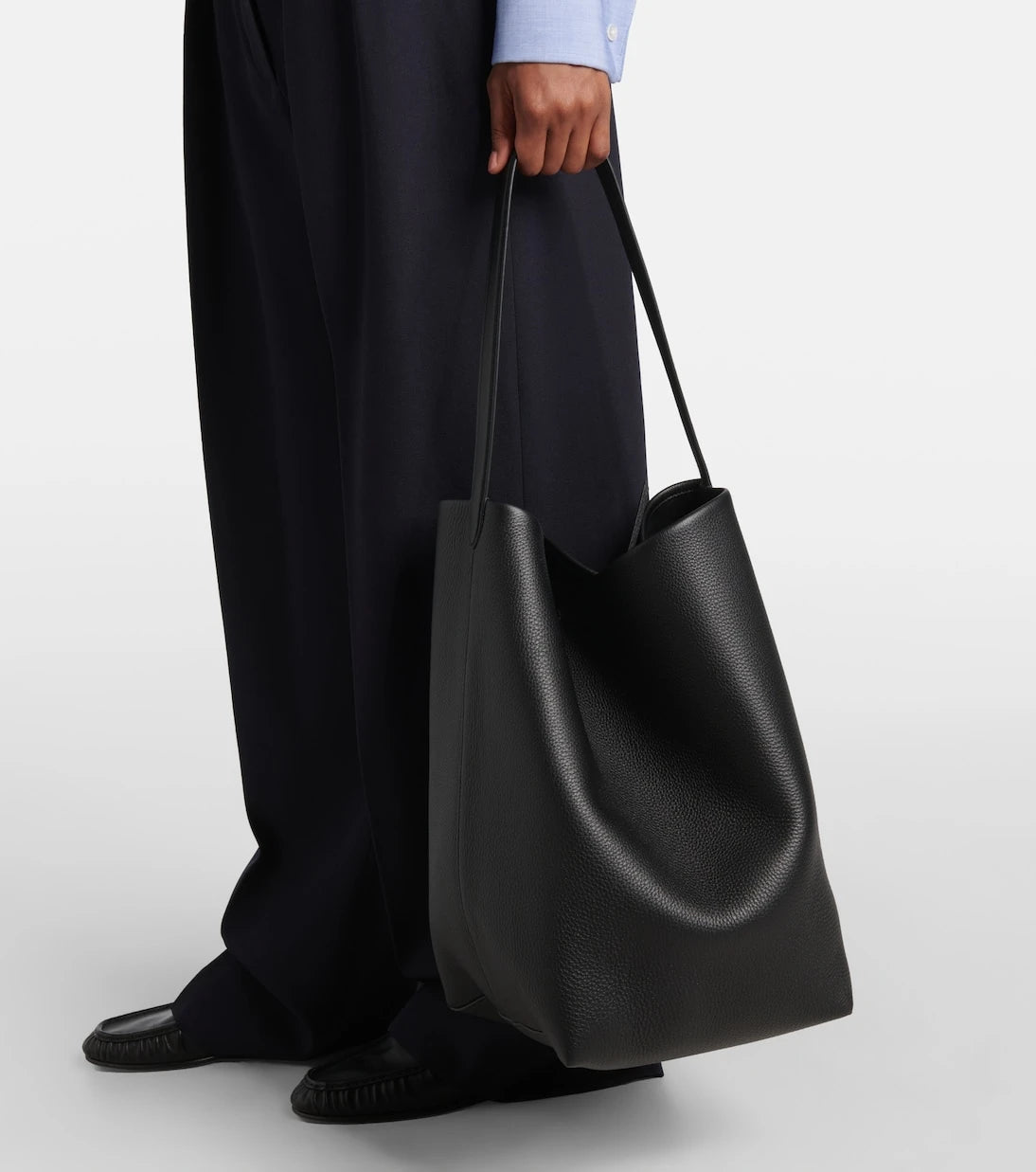 The Row - Park Large N/S leather tote bag