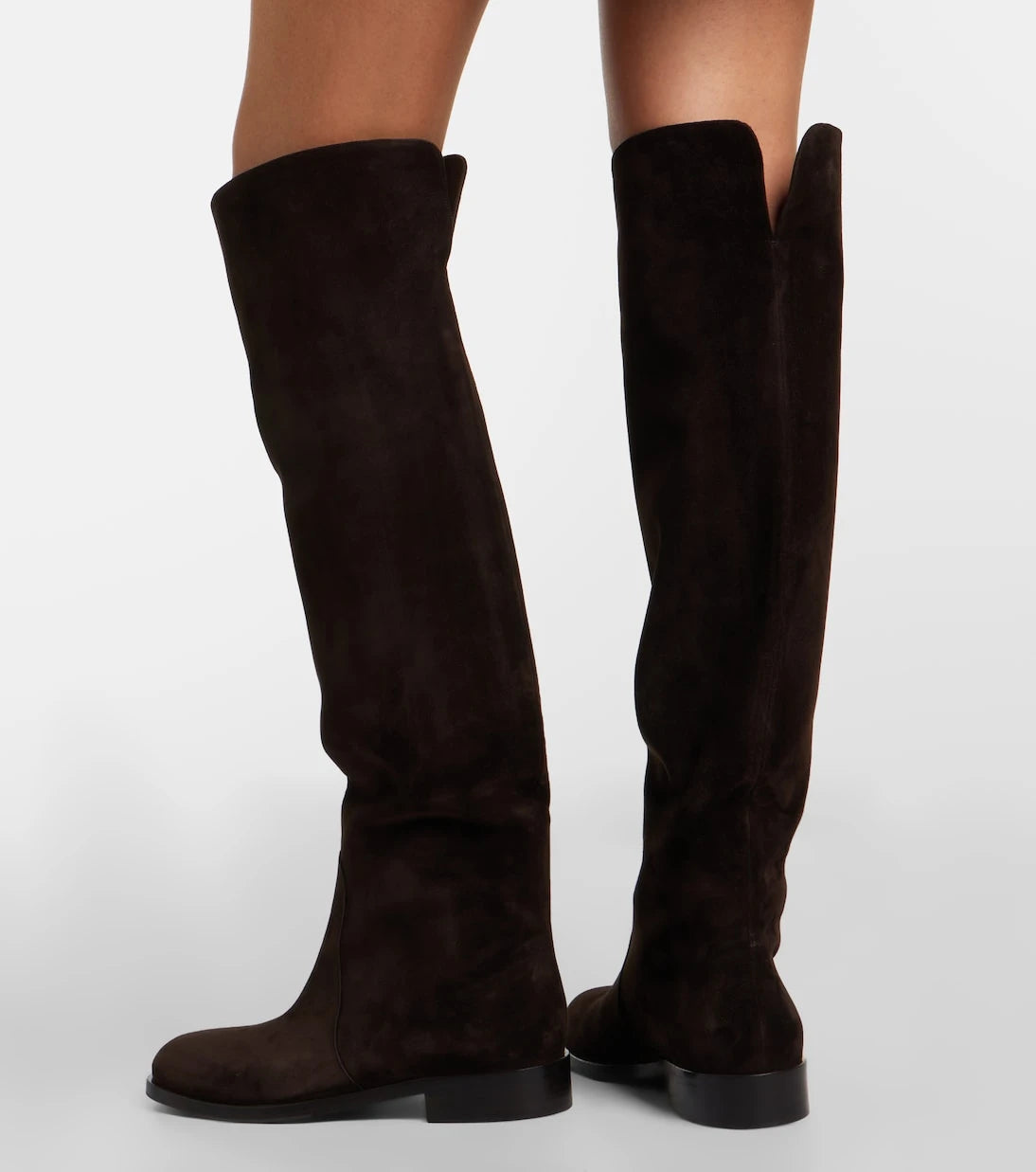Gianvito Rossi - Zayne suede knee-high boots