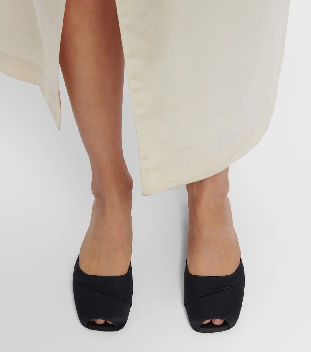 The Row - Milla satin slides