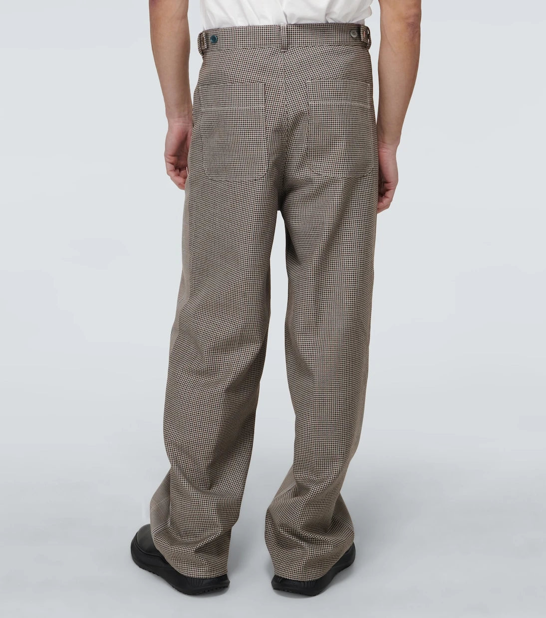 Undercover - Checked wide-leg pants
