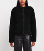 Blazé Milano Brown Shearling Bliss Bomber Jacket
