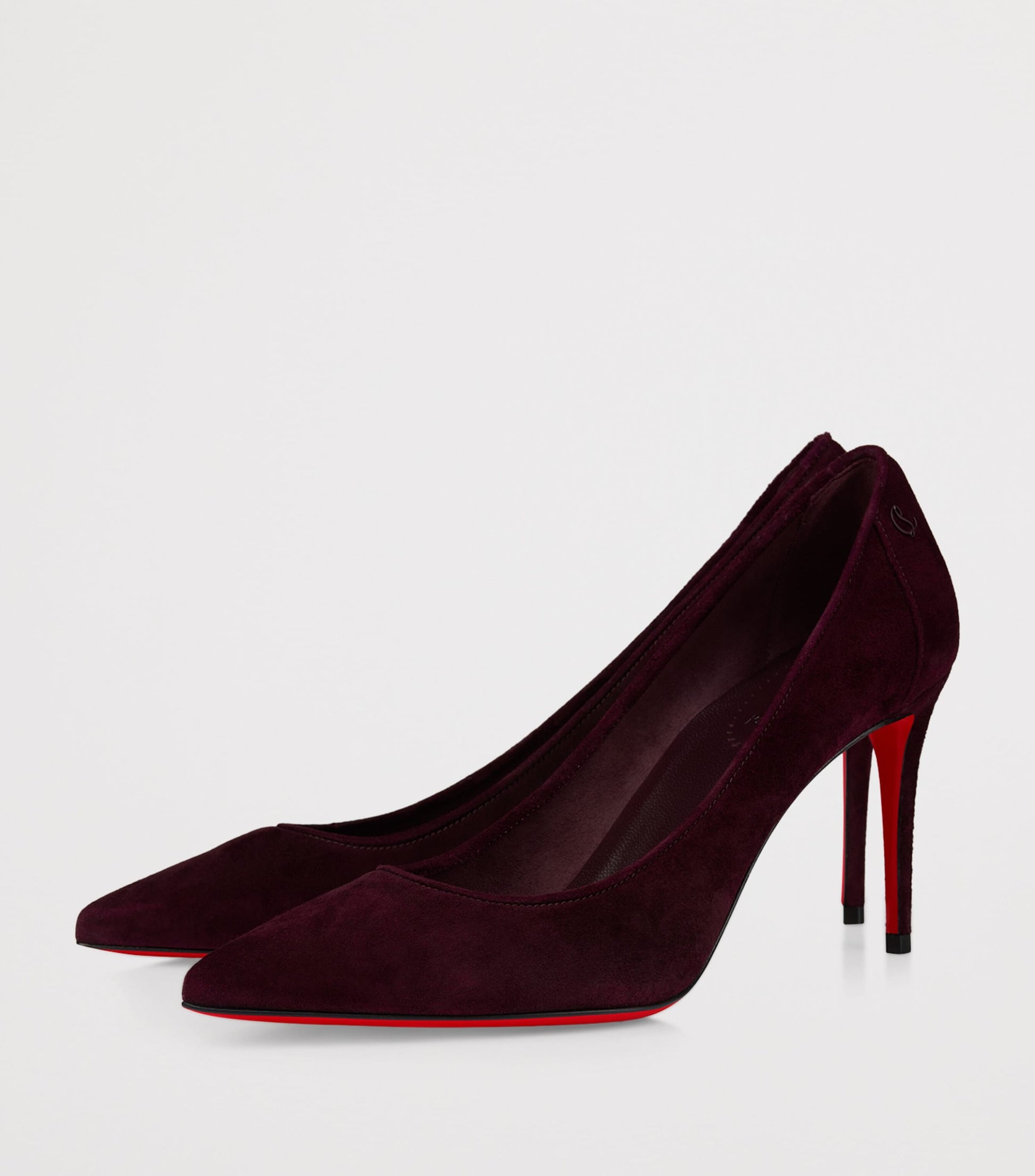 Christian Louboutin Red Sporty Kate Suede Pumps 85