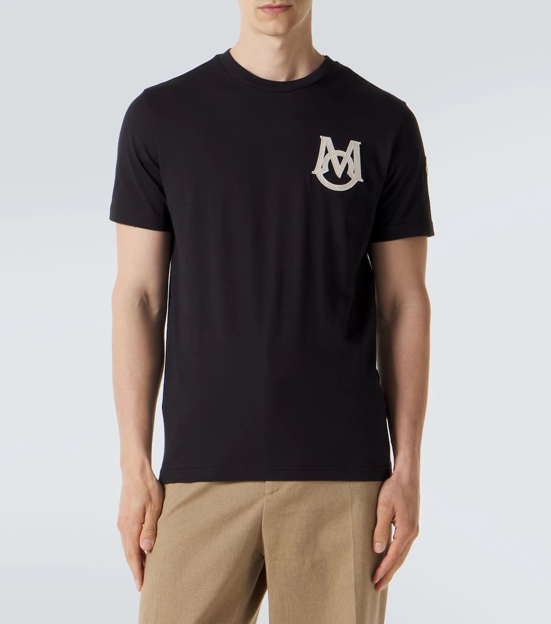 Moncler - Logo cotton jersey T-shirt