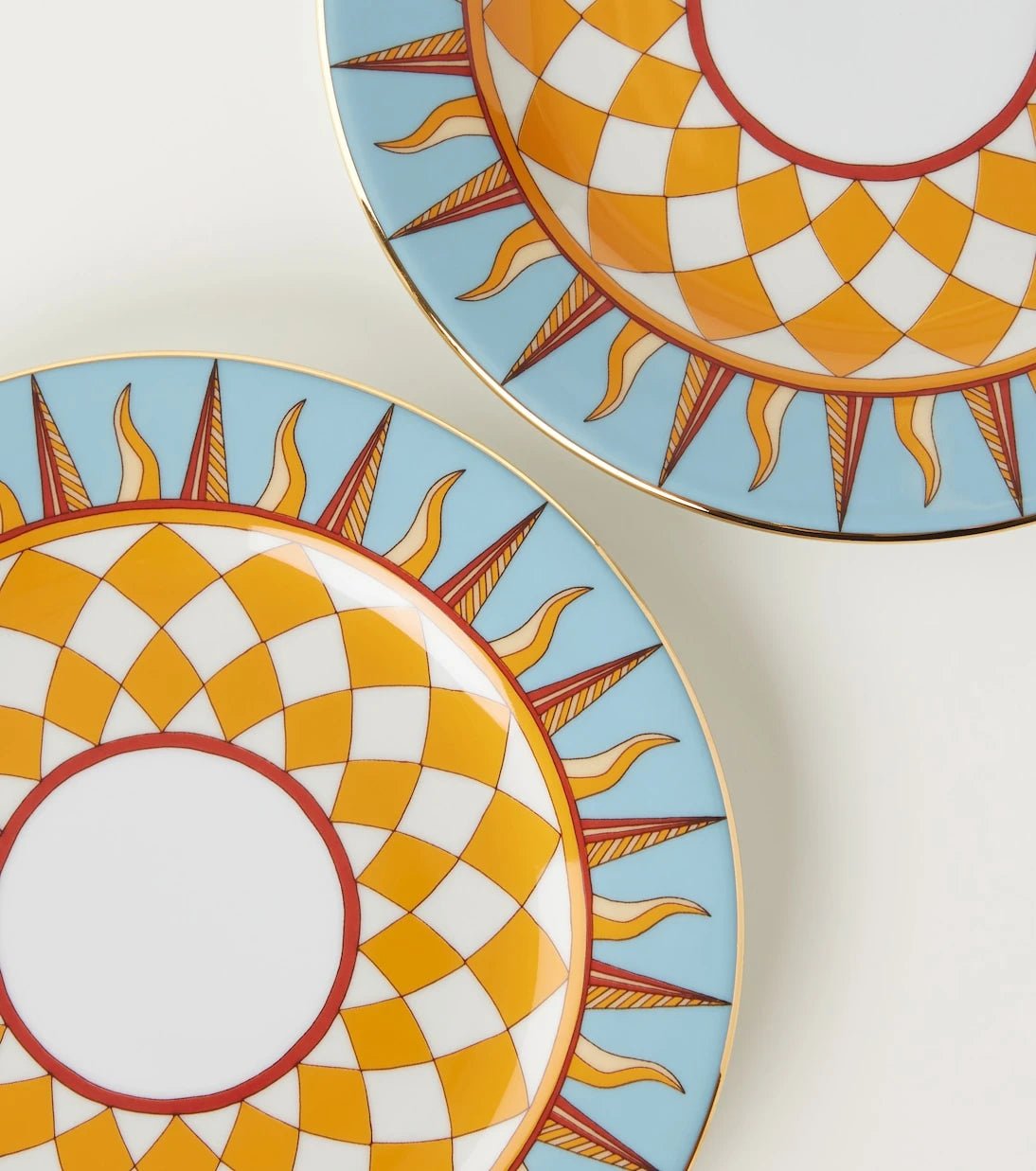 La DoubleJ - Ra set of 2 porcelain dessert plates