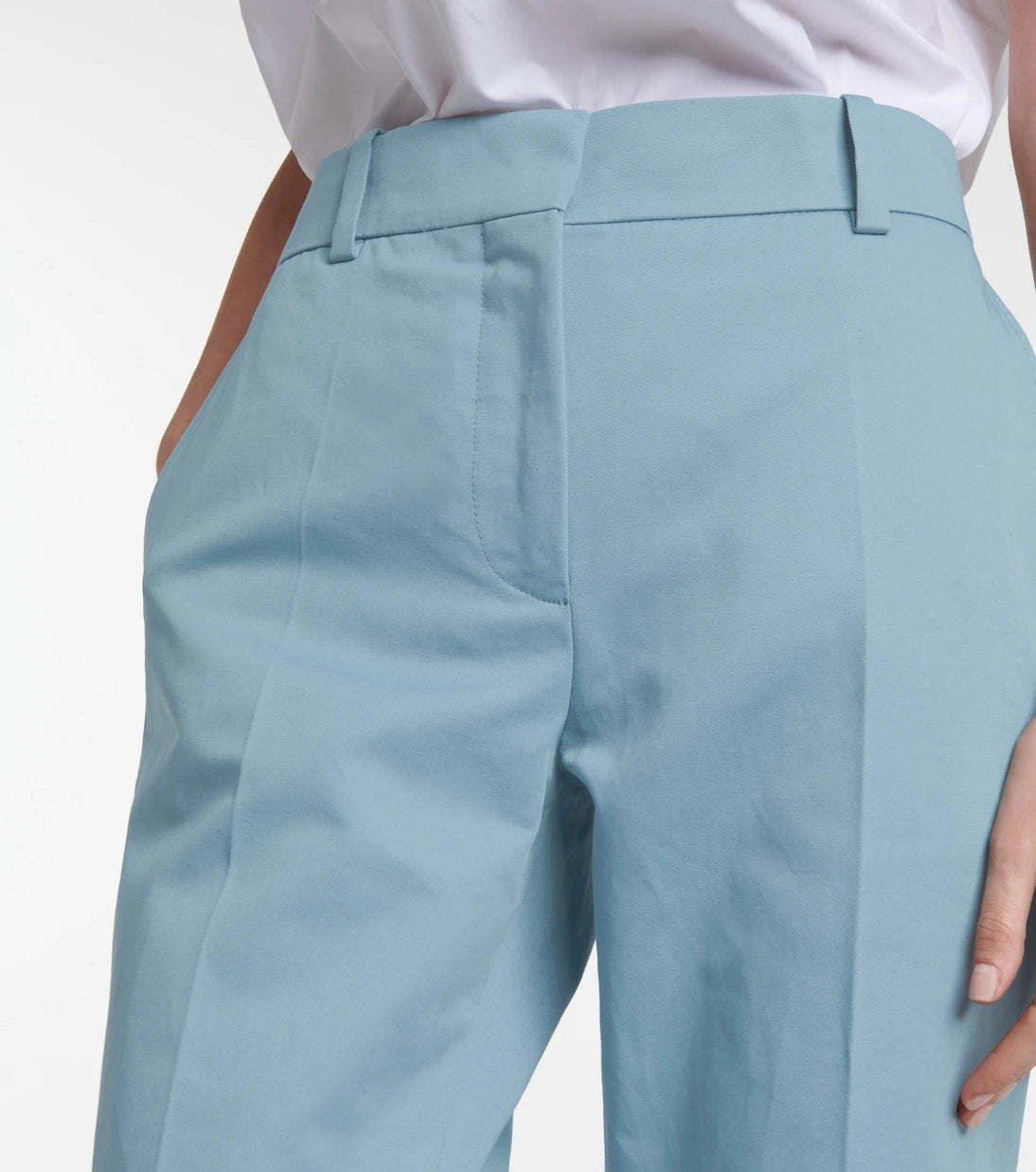 Marni - Cotton and linen flared pants