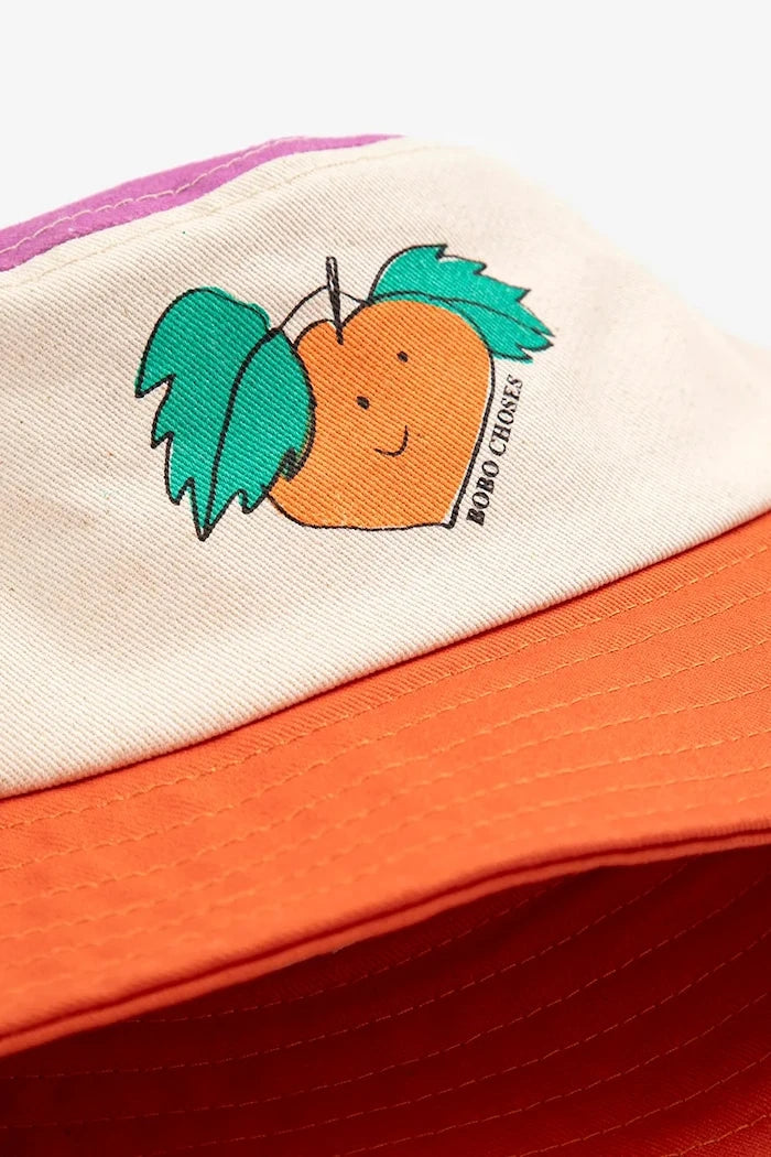 Детска памучна капела Bobo Choses Tangerine