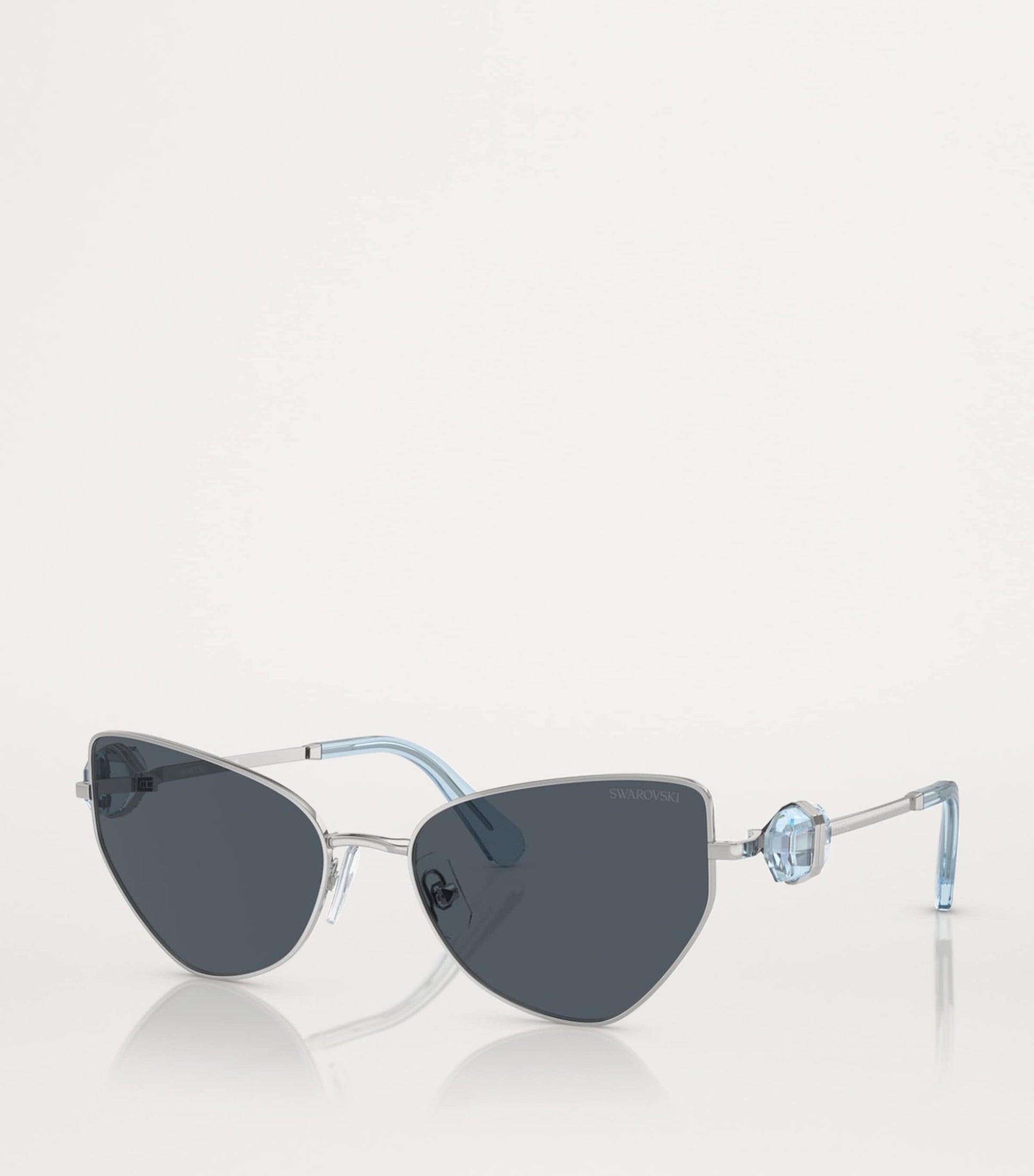 Swarovski Silver Metal SK7003 Sunglasses