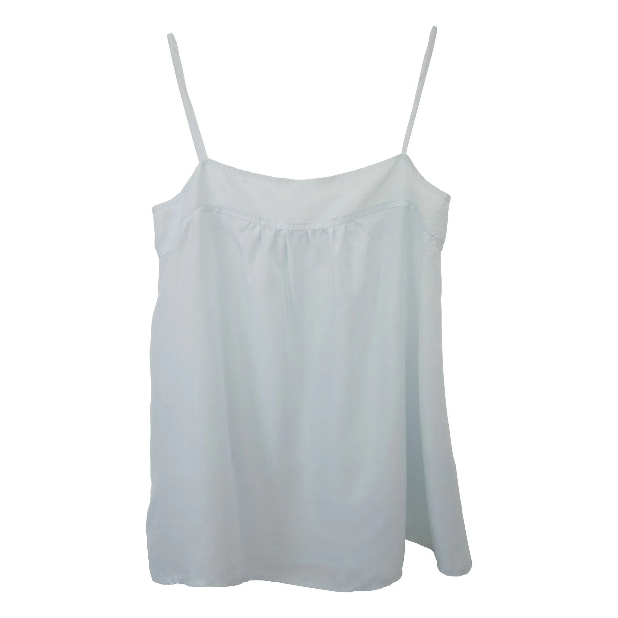 THEAVANT - Top La Fille Pongé de Soie | Light Blue