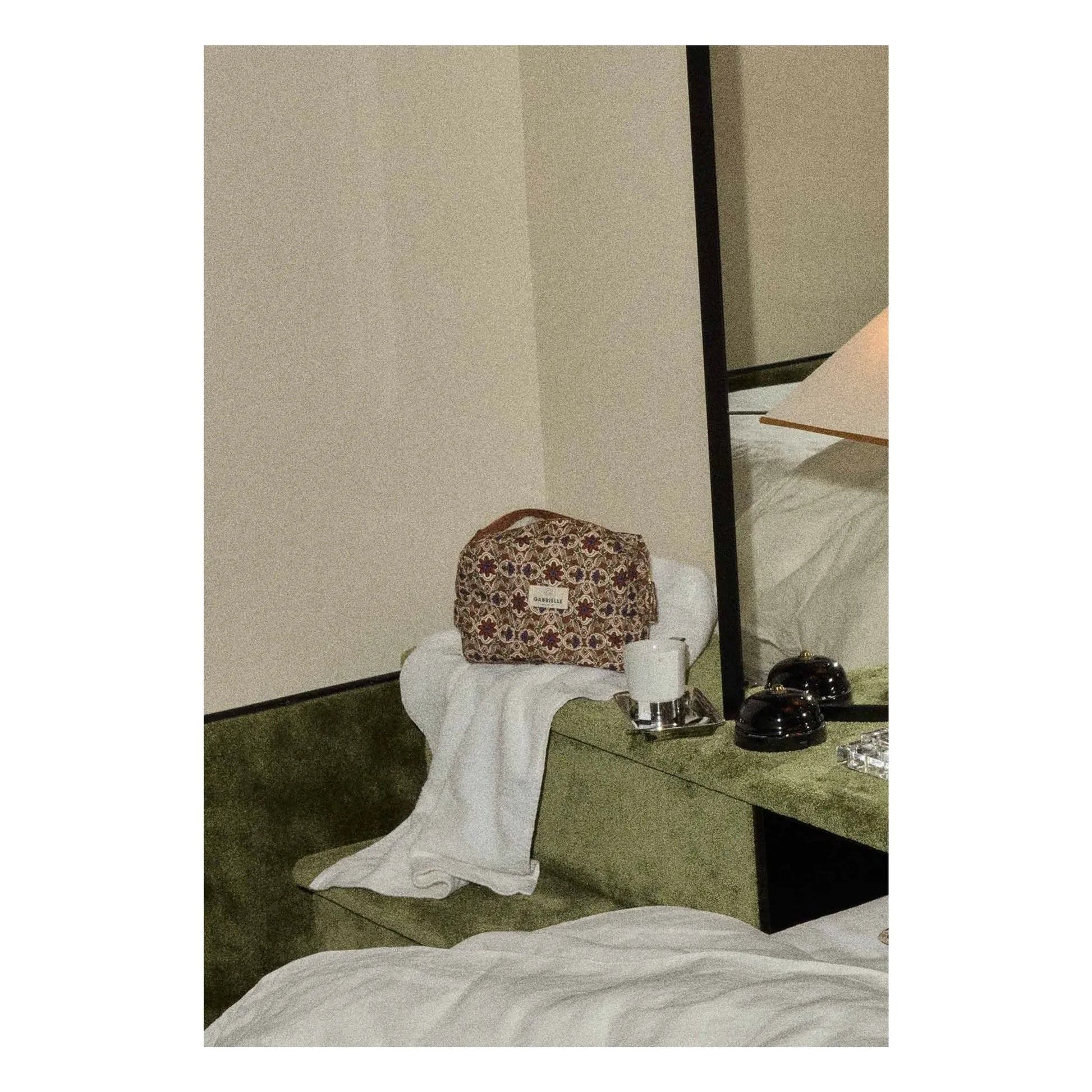 Gabrielle Paris - Cotton toiletry bag | Bijou Rubis