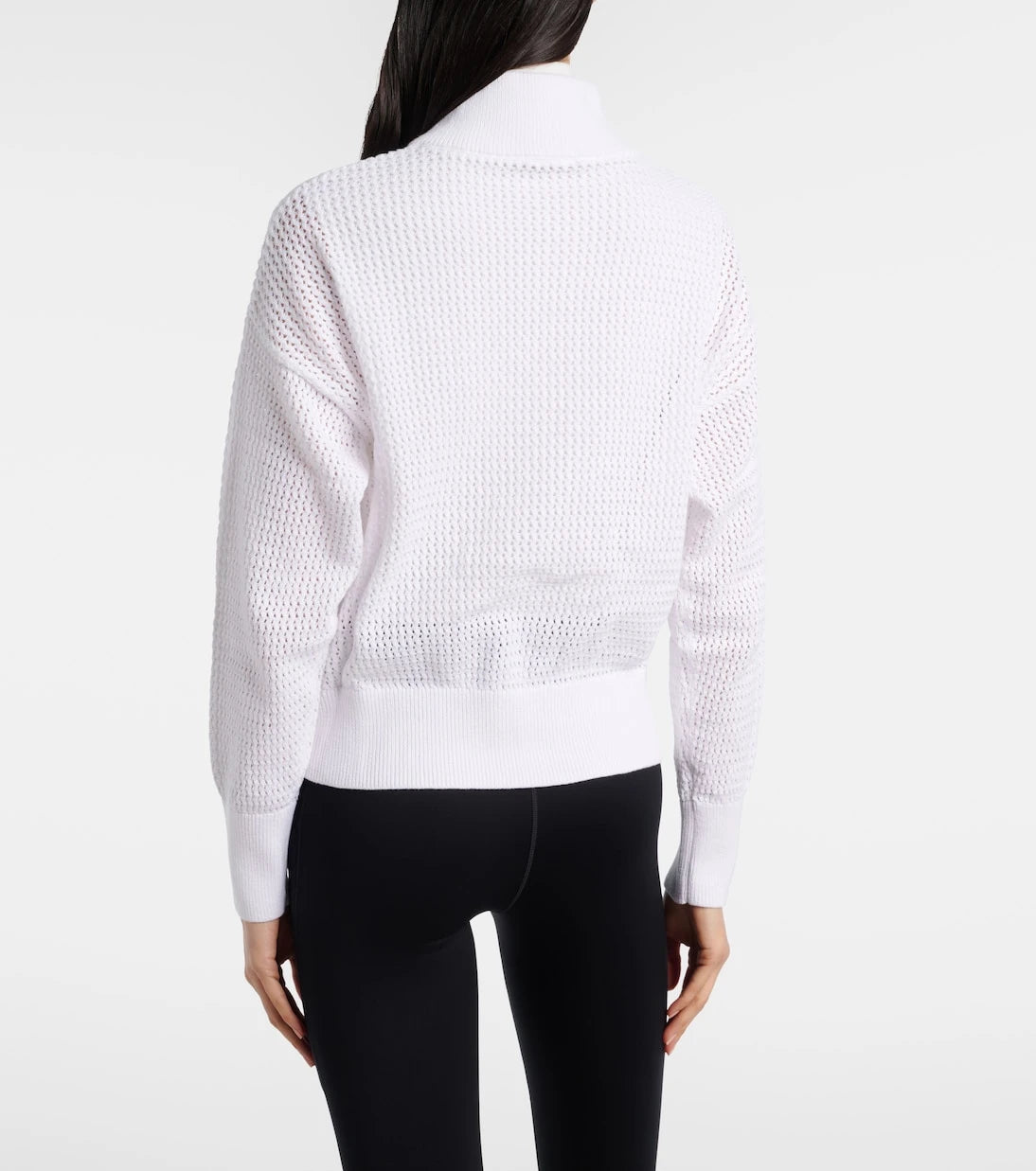 Varley - Aurora cotton half-zip sweater