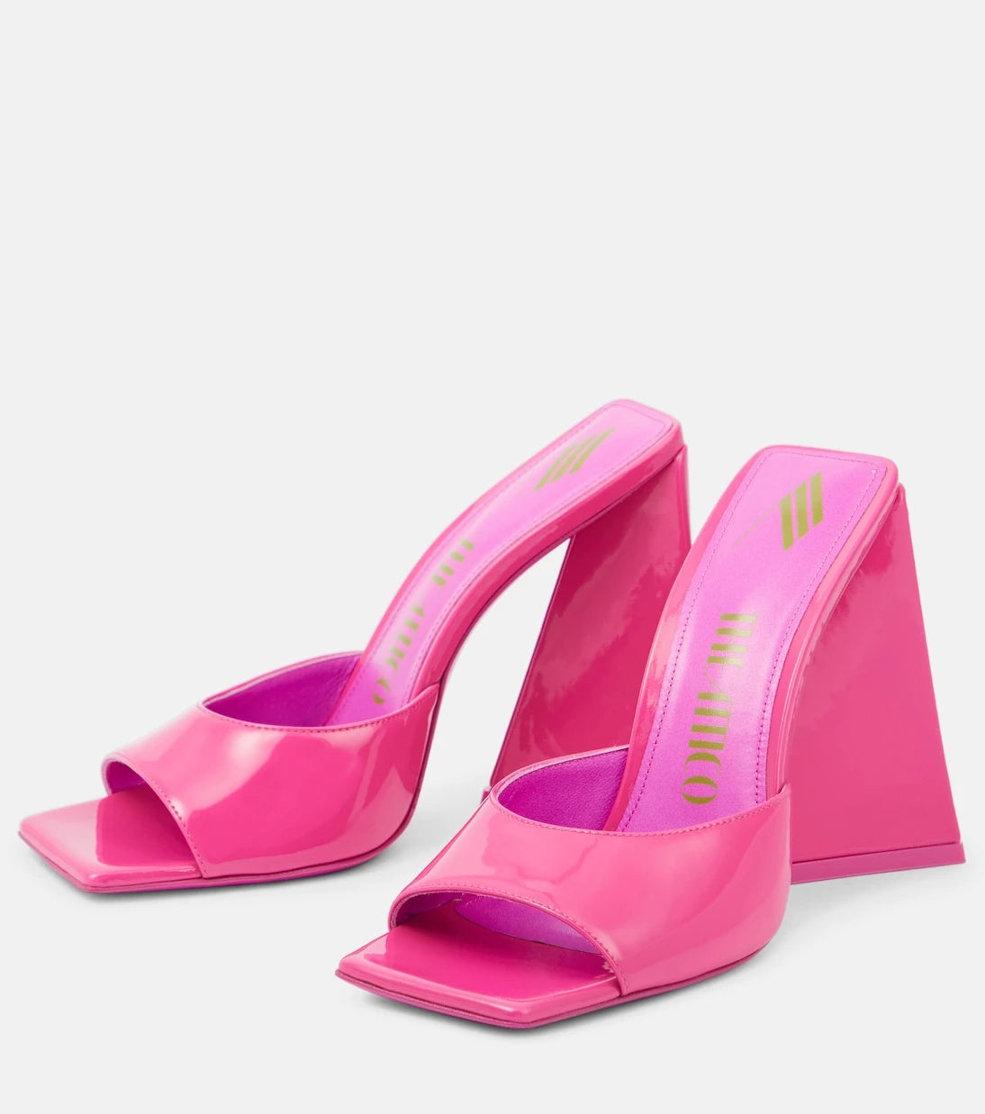 The Attico - Devon patent leather sandals