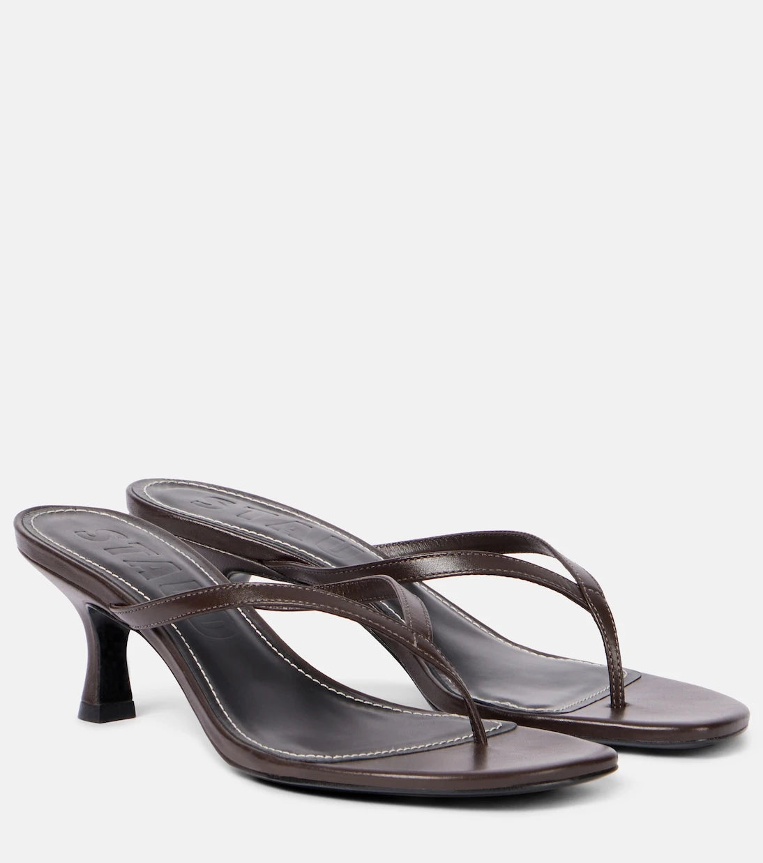 Staud - Freja 60 leather mules