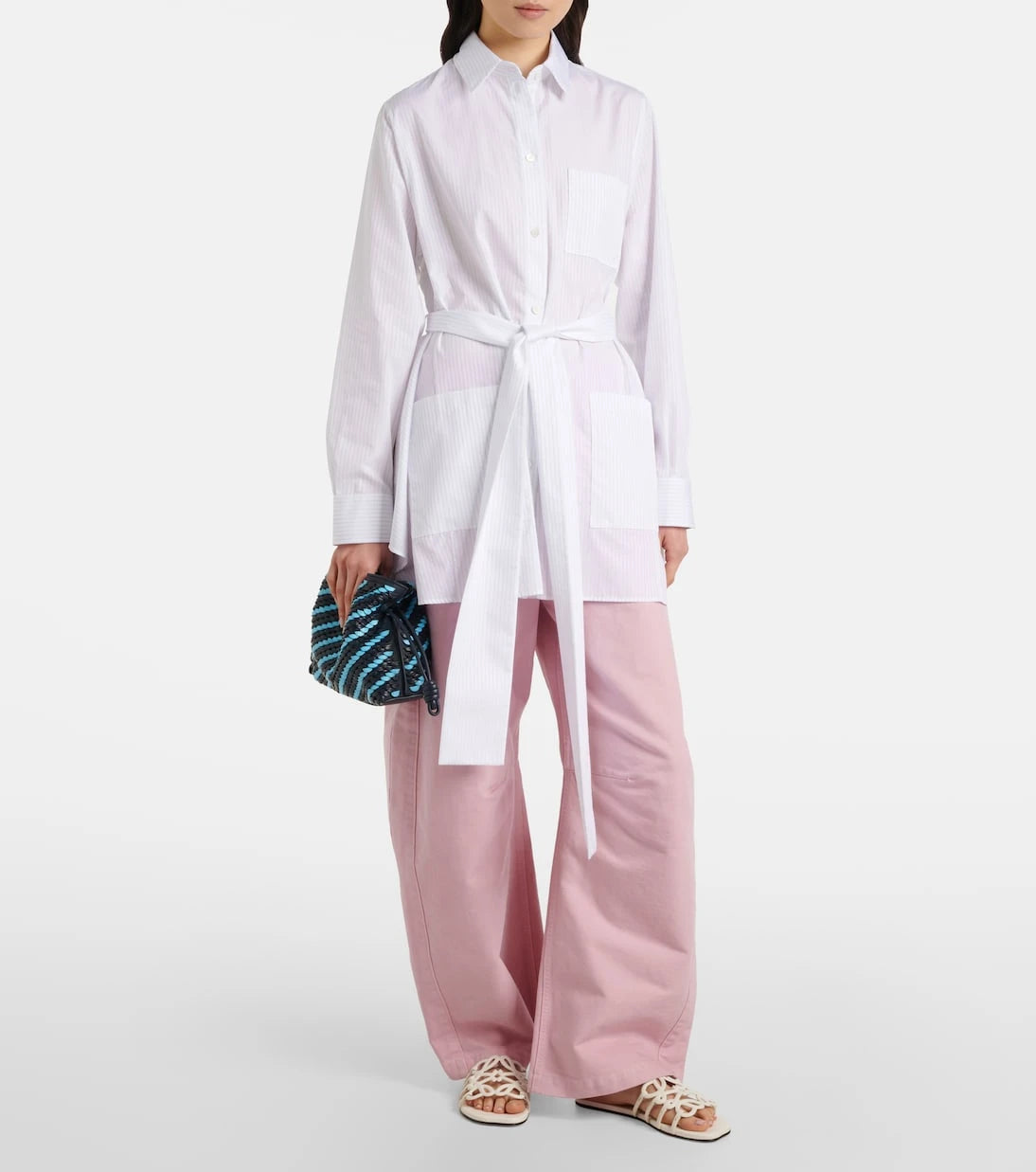 Loewe - Petal Anagram leather slides
