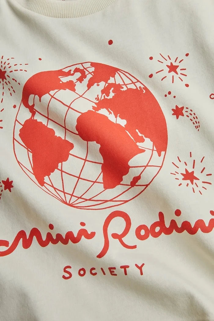 Детска памучна тениска Mini Rodini Mini Rodini society