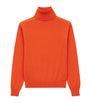 Saint Laurent Red Cashmere-Wool-Silk Rollneck