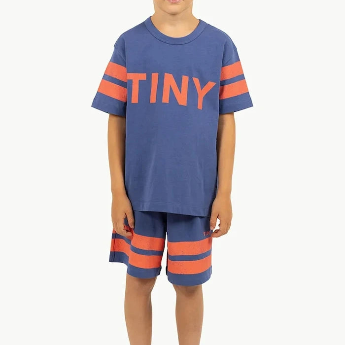 Tinycottons STRIPES LOGO SHORT Çocuk Pamuklu Kısa Şort