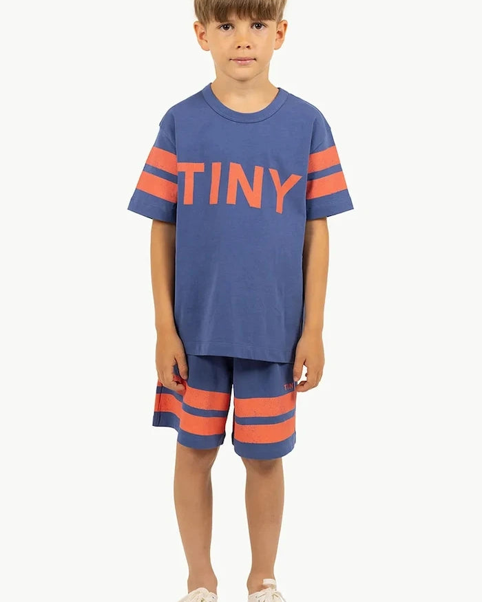 Tinycottons STRIPES LOGO SHORT Çocuk Pamuklu Kısa Şort