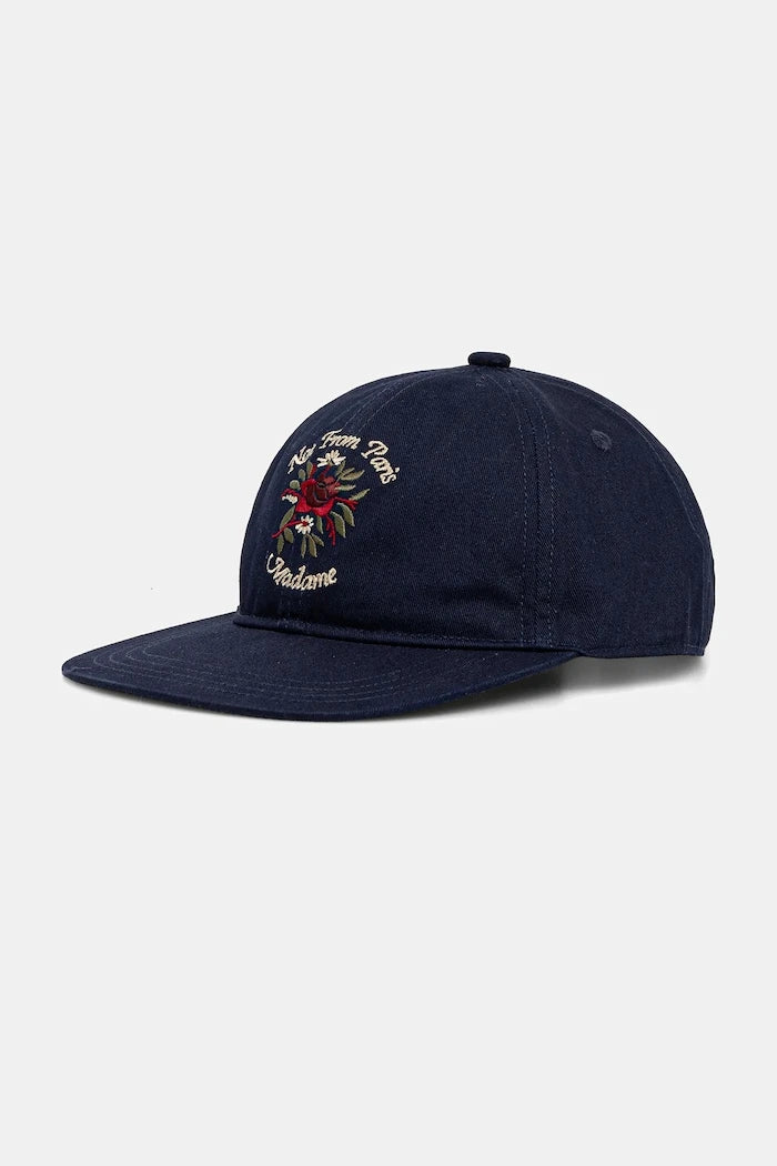 Drôle de Monsieur Casquette Slogan Rose Pamuklu Vizörlü Şapka