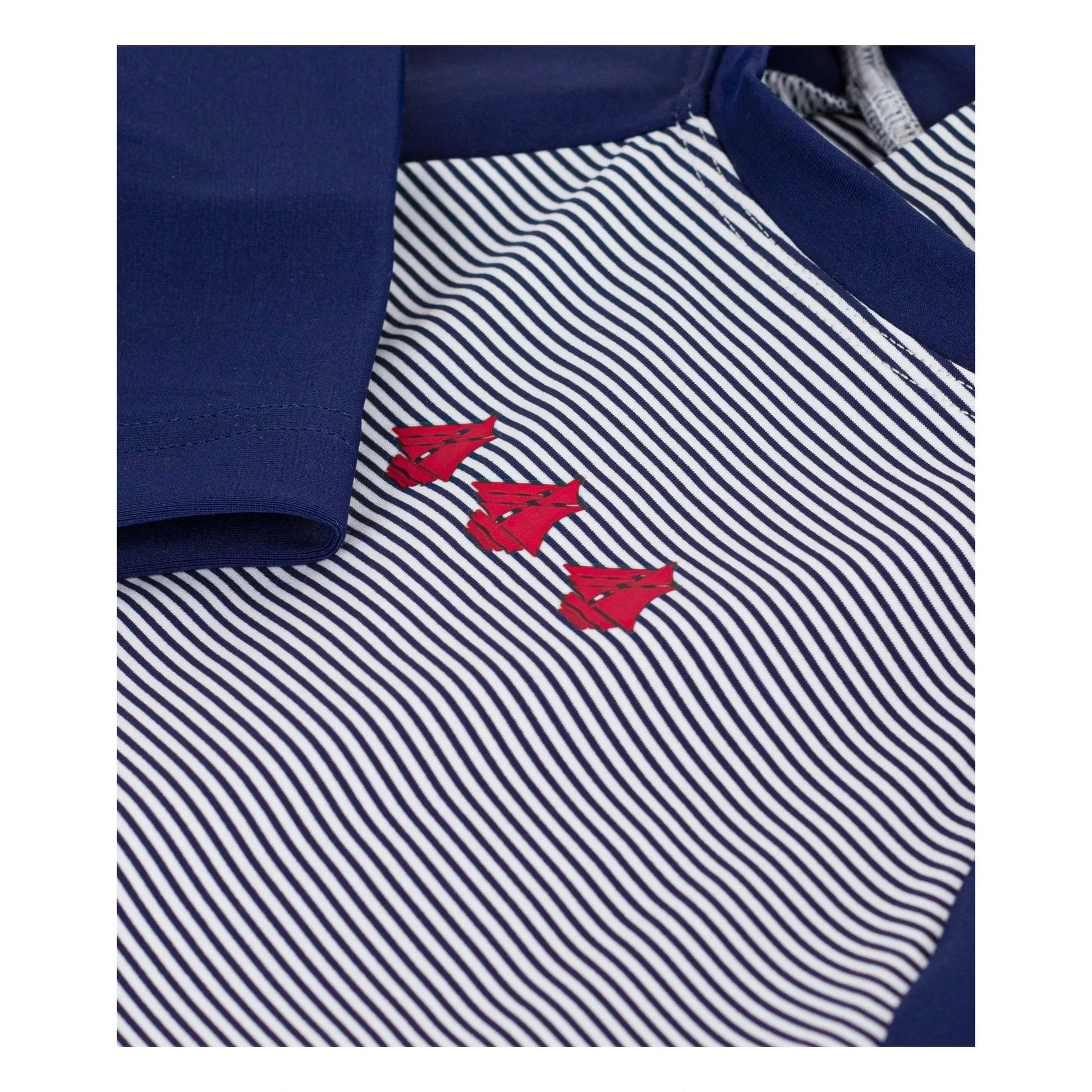 Petit Bateau - Striped UV protection suit | Blue