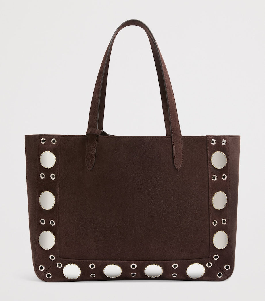 Valentino Garavani Large Suede Nellcote Tote Bag