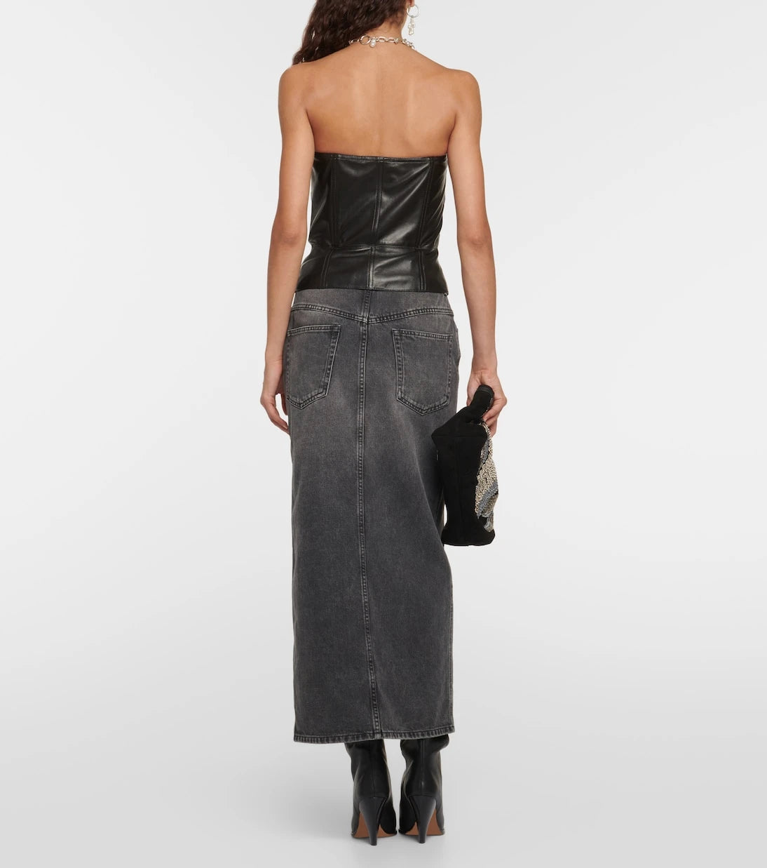 Isabel Marant - Etna leather bustier