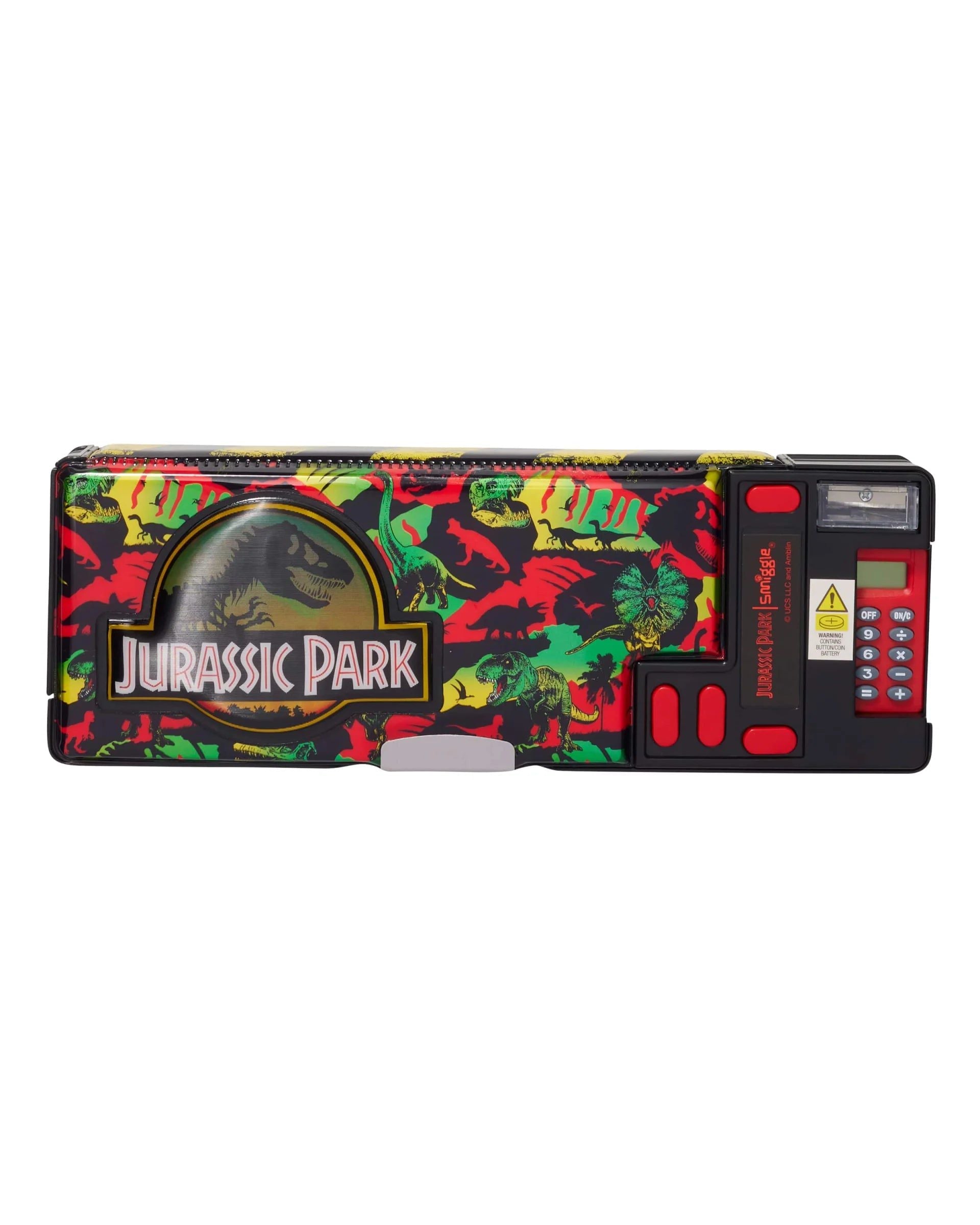 Smiggle - Jurassic Park Automatic Pencil Case with Calculator