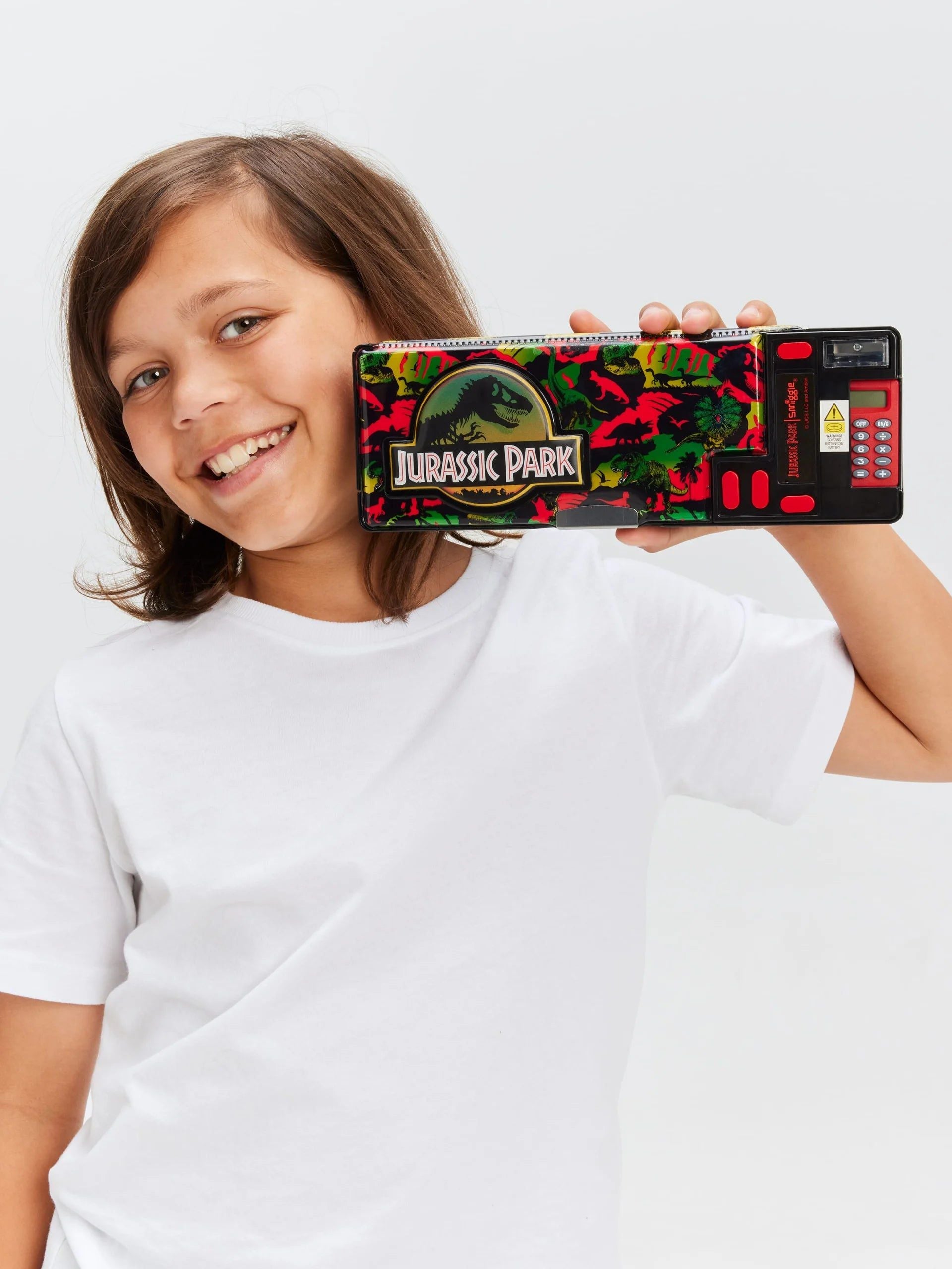 Smiggle - Jurassic Park Automatic Pencil Case with Calculator