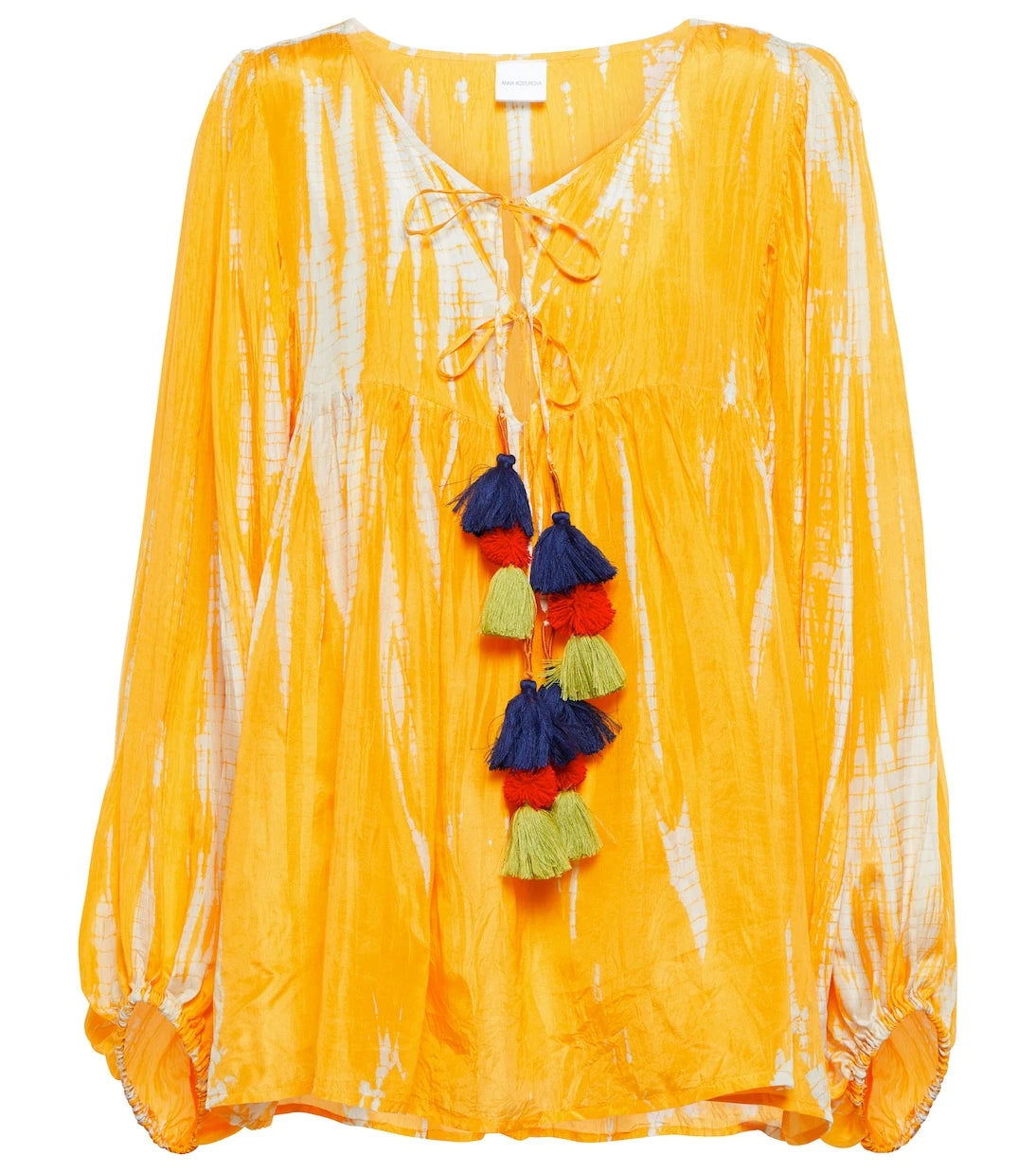 Anna Kosturova - Tie-dye silk top