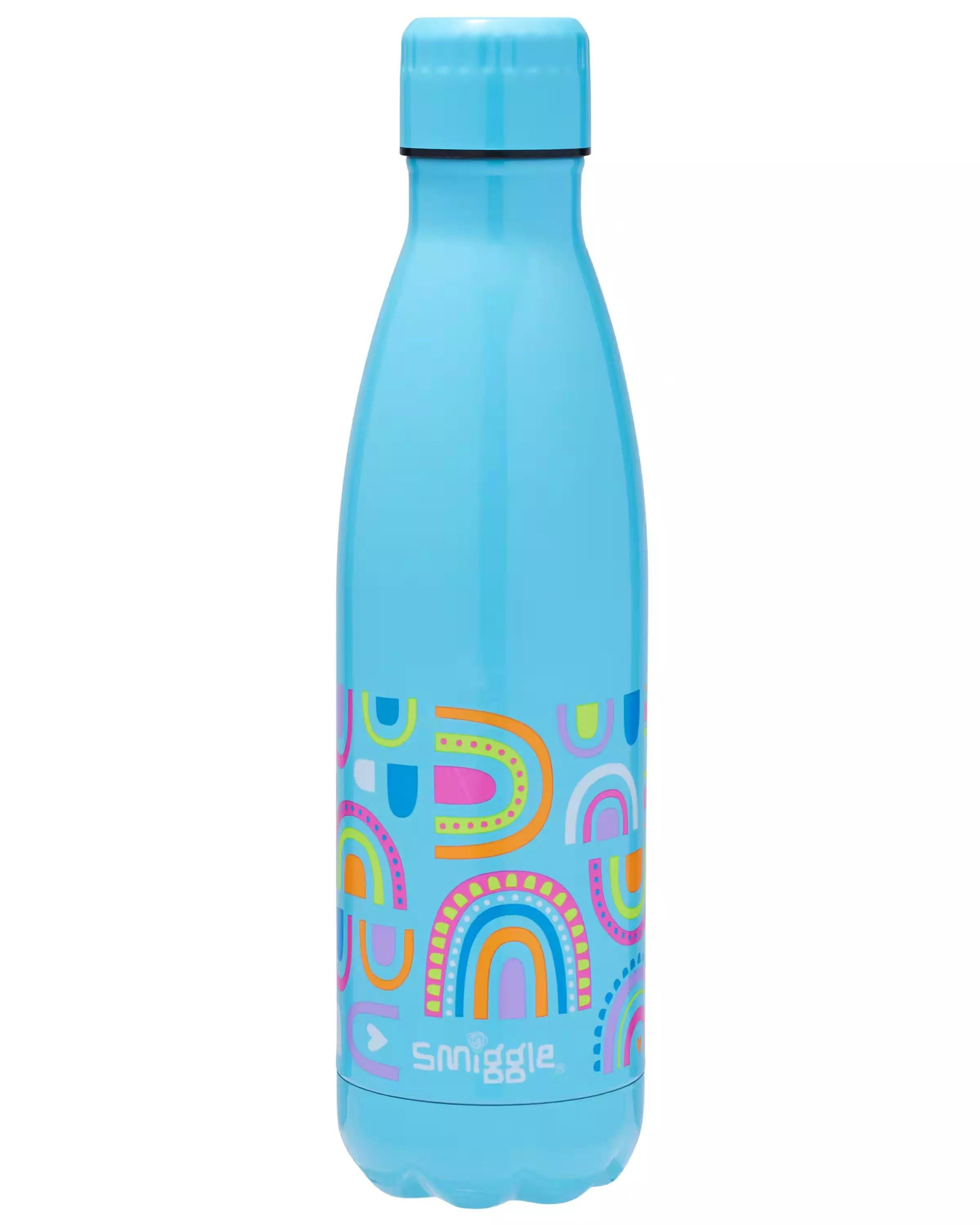 Smiggle - Fly High Steel Water Bottle with Lid 500ML