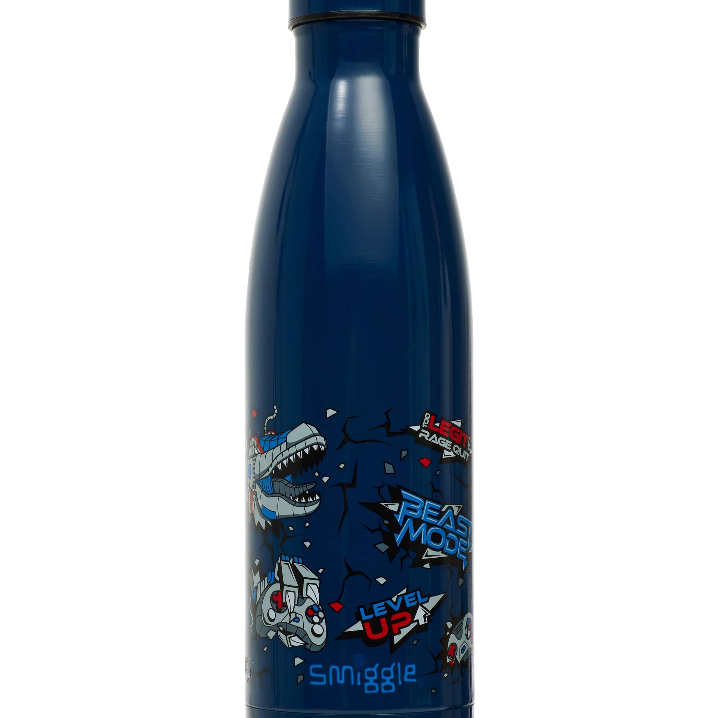 Smiggle - Fly High Steel Water Bottle with Lid 500ML