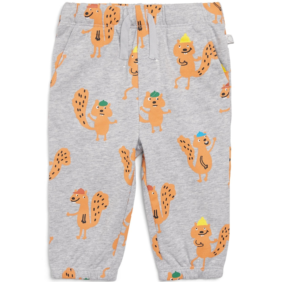 Stella McCartney Kids Organic Cotton Squirrel Sweatpants (3 Months-3 Years)