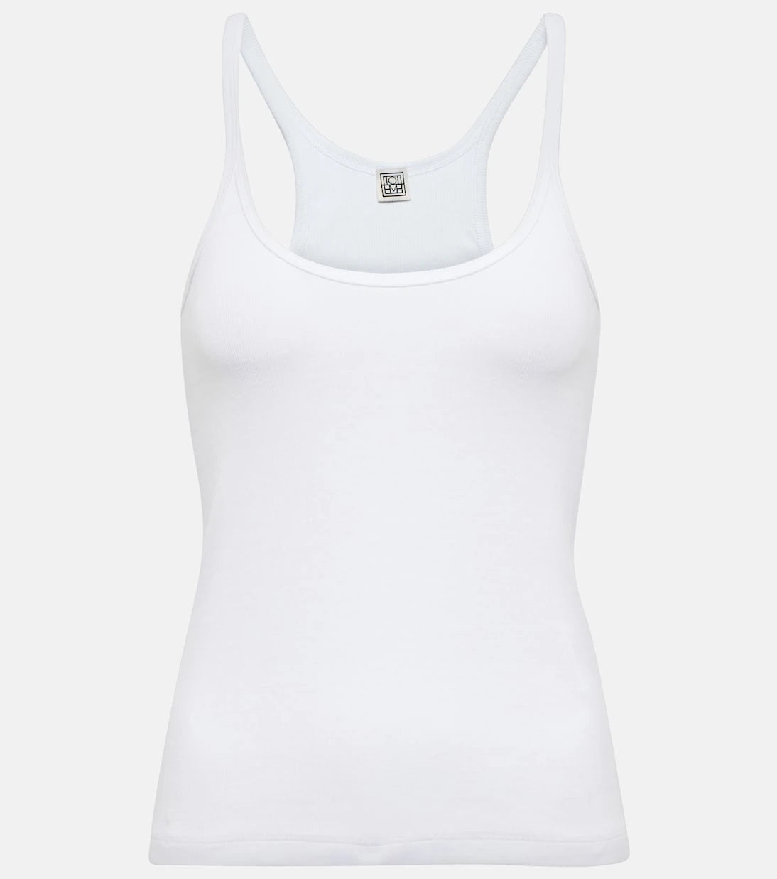 Toteme - Cotton-blend racerback tank top