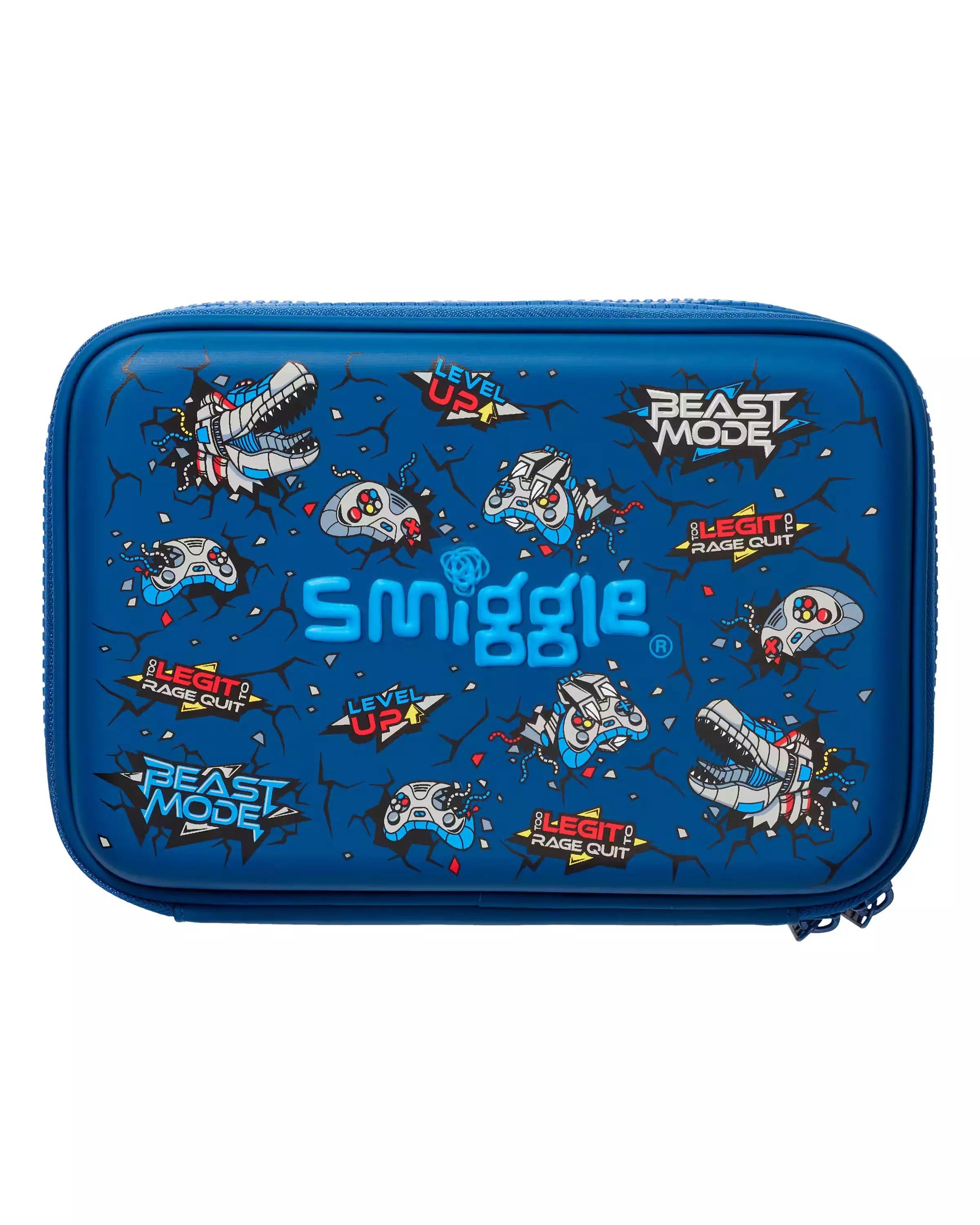 Smiggle - Fly High Two Compartment Hardtop Pencil Case