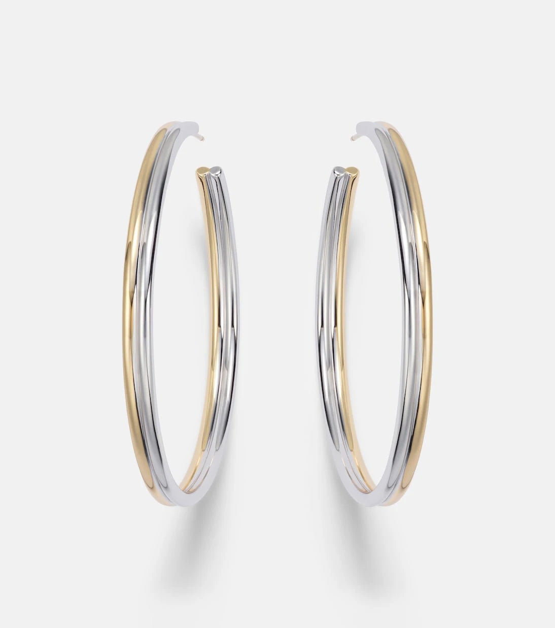 Jennifer Fisher - Thread 10kt gold-plated hoop earrings