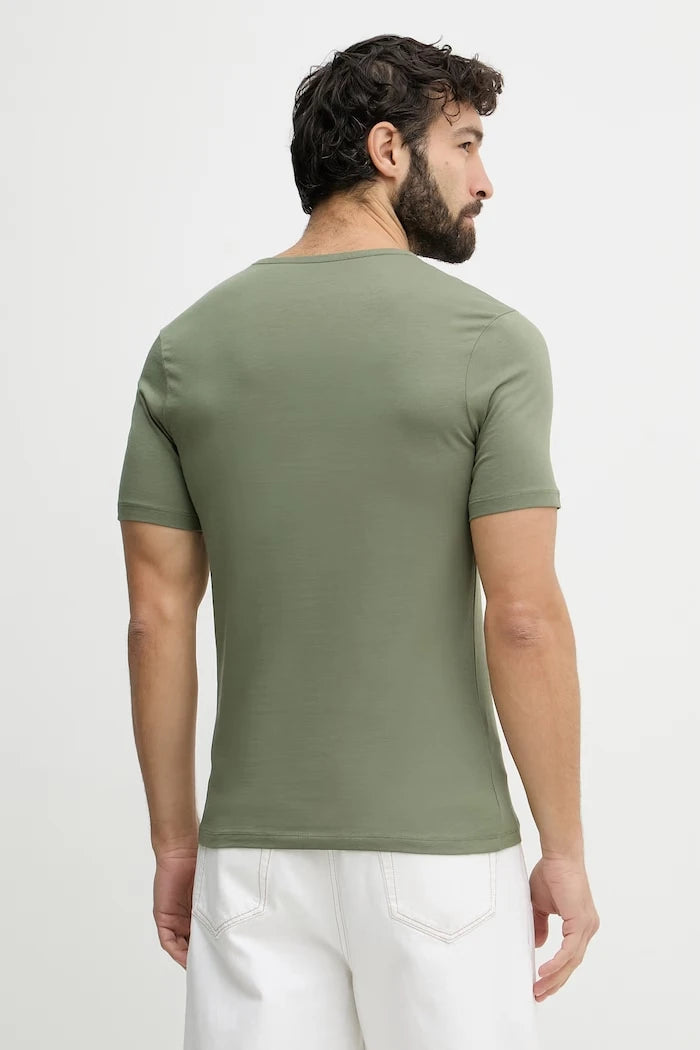 BOSS тениска мъжка от памук TShirtRN 3P Classic 3 броя
