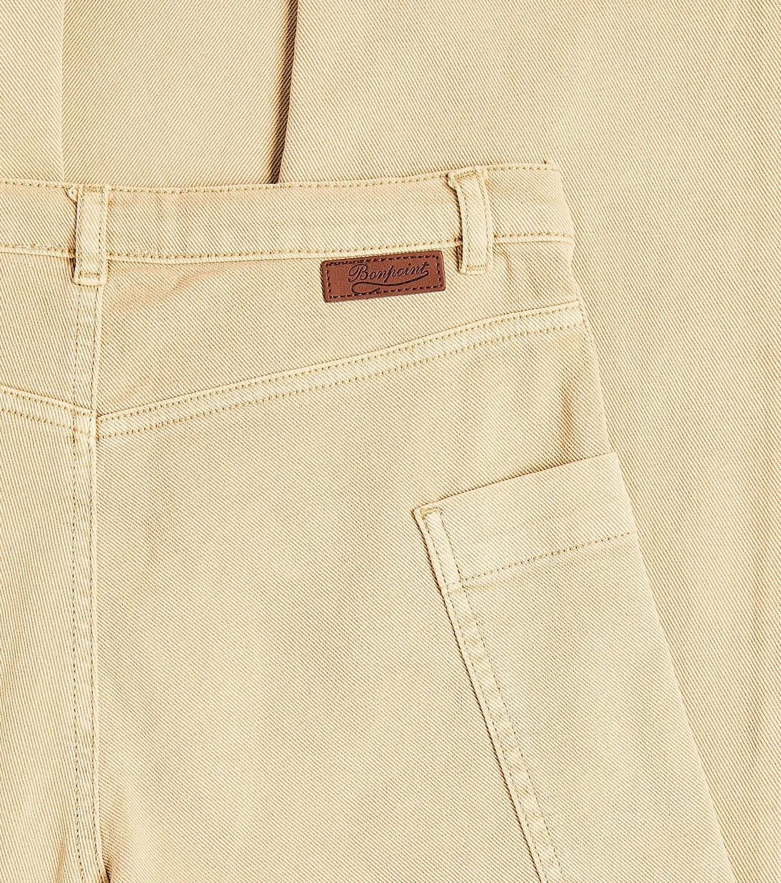 Bonpoint - Looping cotton wide-leg pants