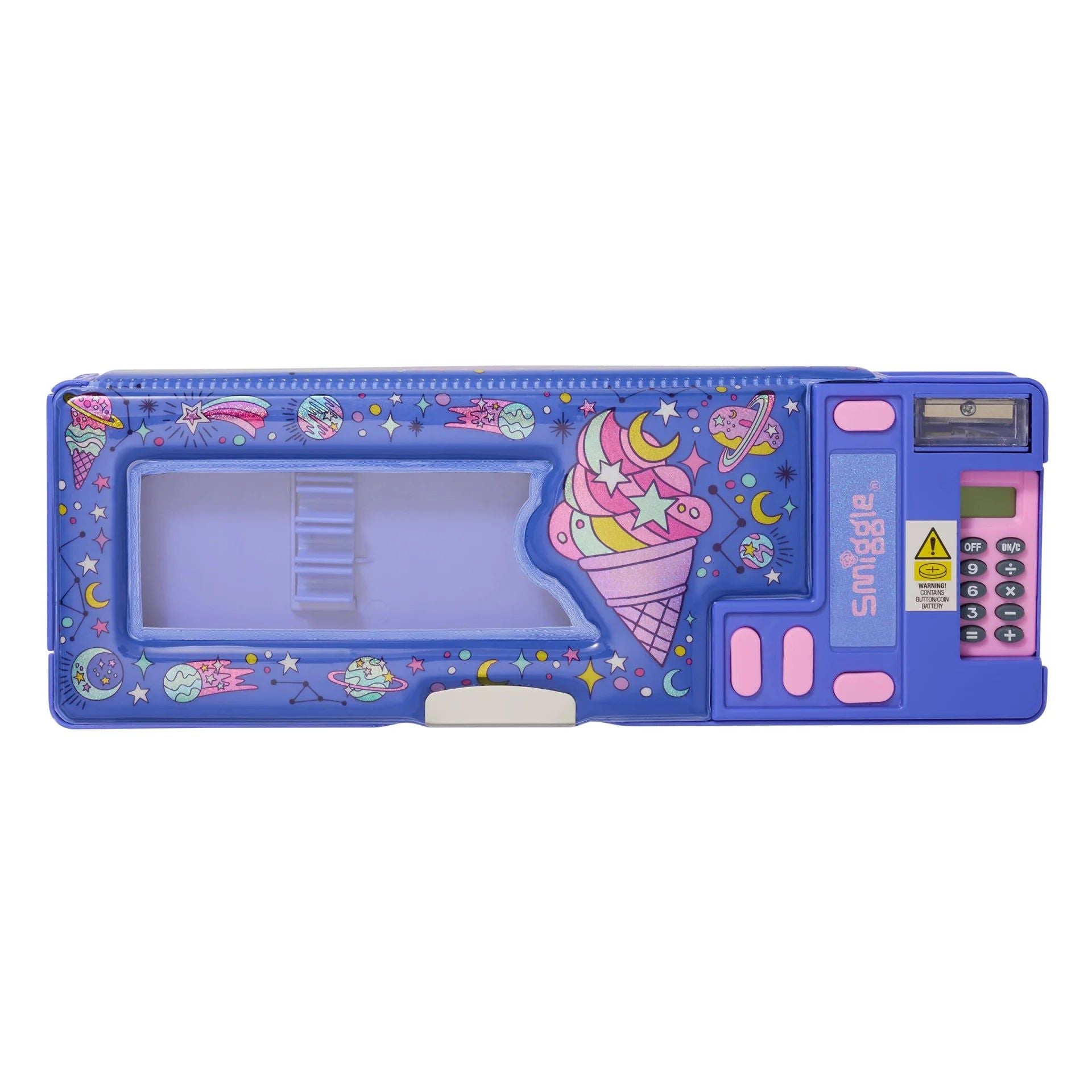 Smiggle - Epic Automatic Pencil Case with Calculator