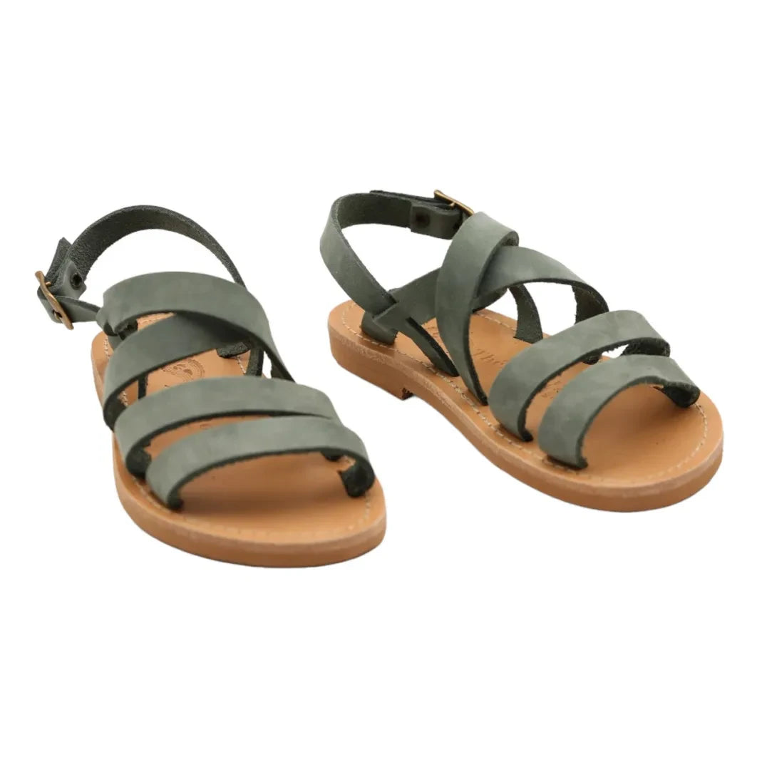 Théluto - Jackie sandals | Verdigris