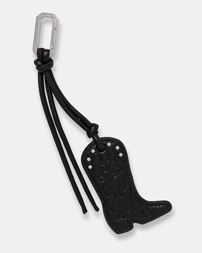 AllSaints ключодържател дамски от кожа COWBOY
