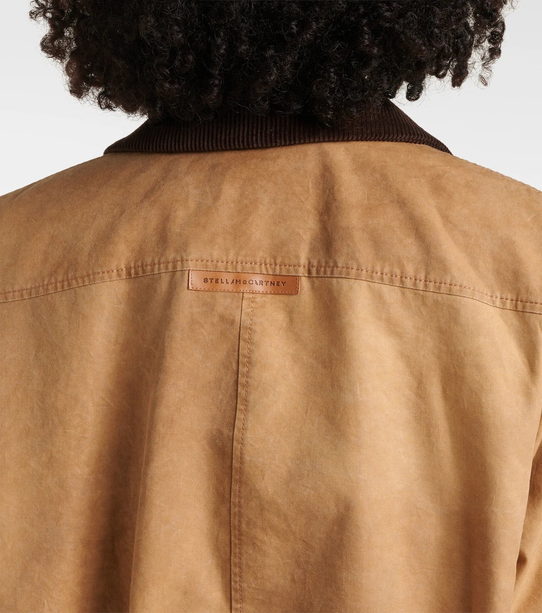 Stella McCartney - Corduroy-trimmed cotton field jacket
