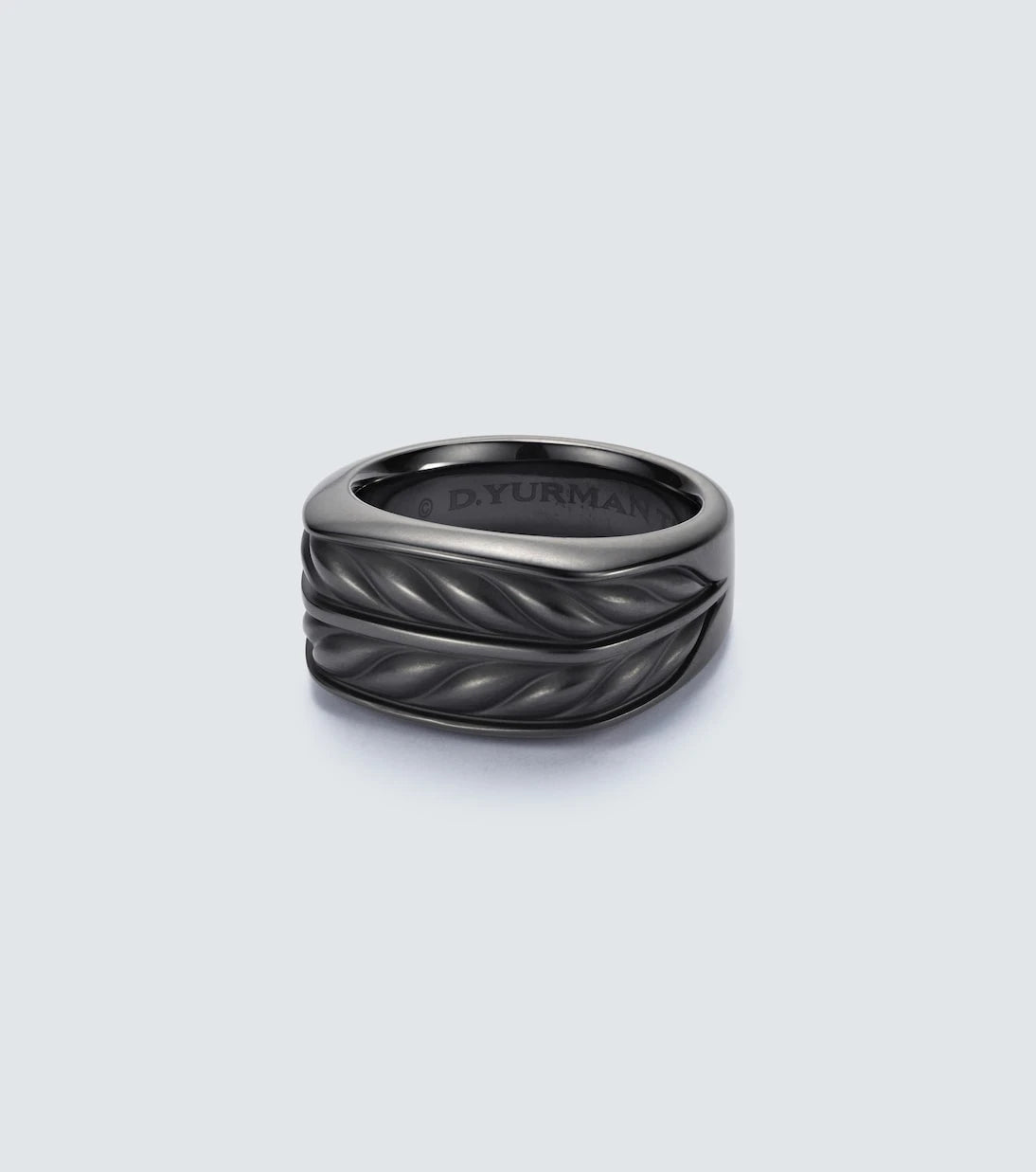 David Yurman - Chevron titanium ring