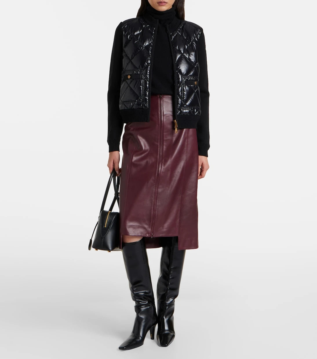 Moncler - Down-paneled cotton cardigan