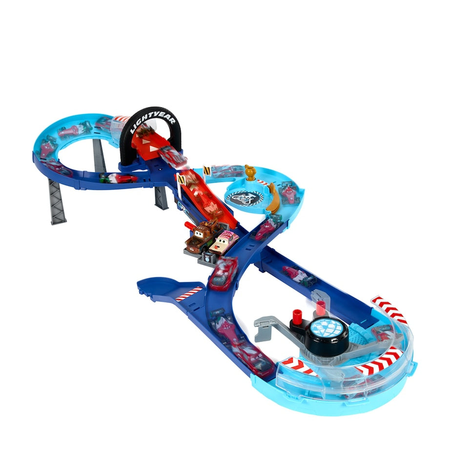 Disney Global Racers Cup Jumping Raceway Playset