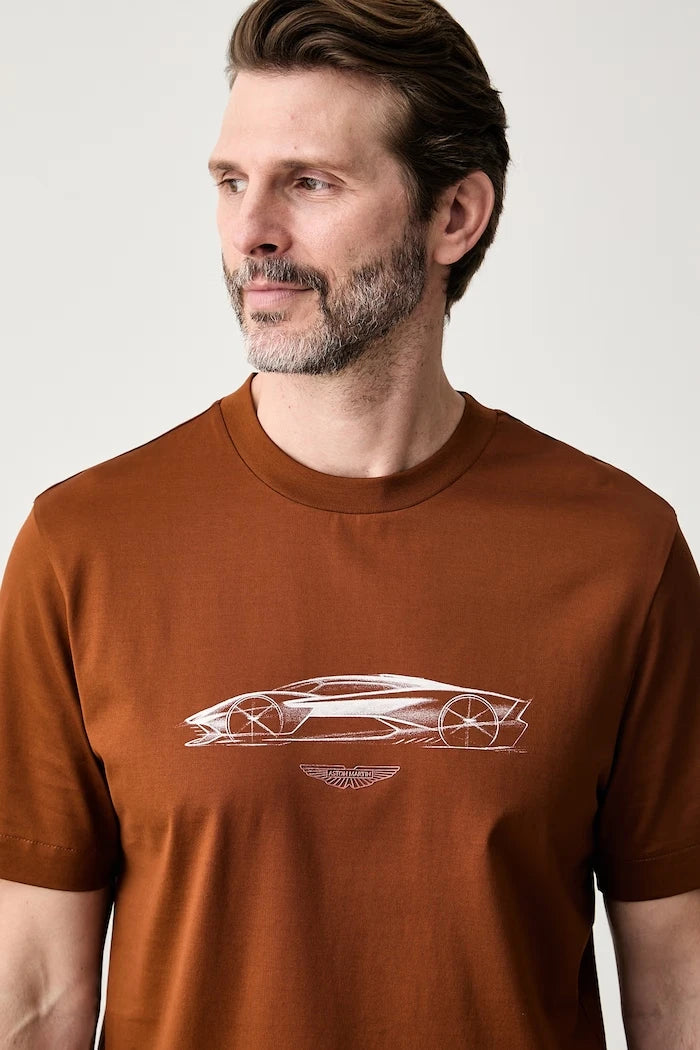 BOSS x Aston Martin erkek pamuklu tişört