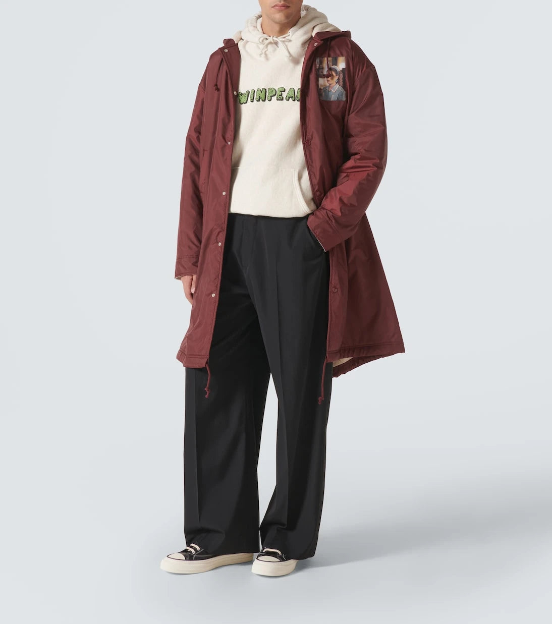 Undercover - Printed cotton hoodie