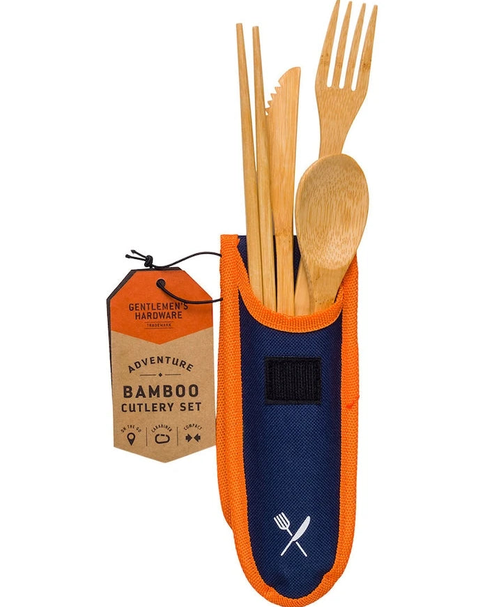 Gentlemen's Hardware Seyahat Bambu Yemek Takımı