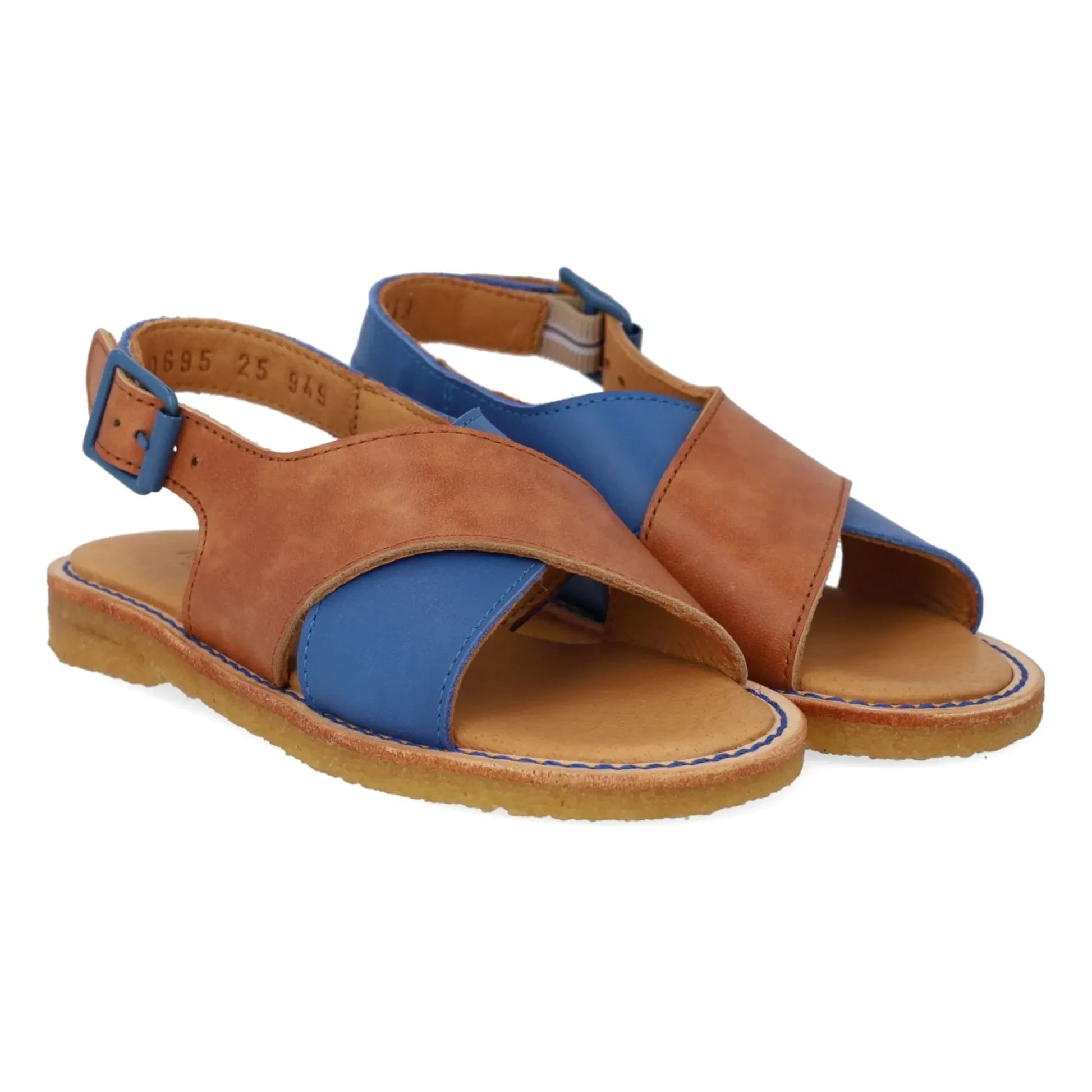 Angulus - Contrast Sandals | Royal blue