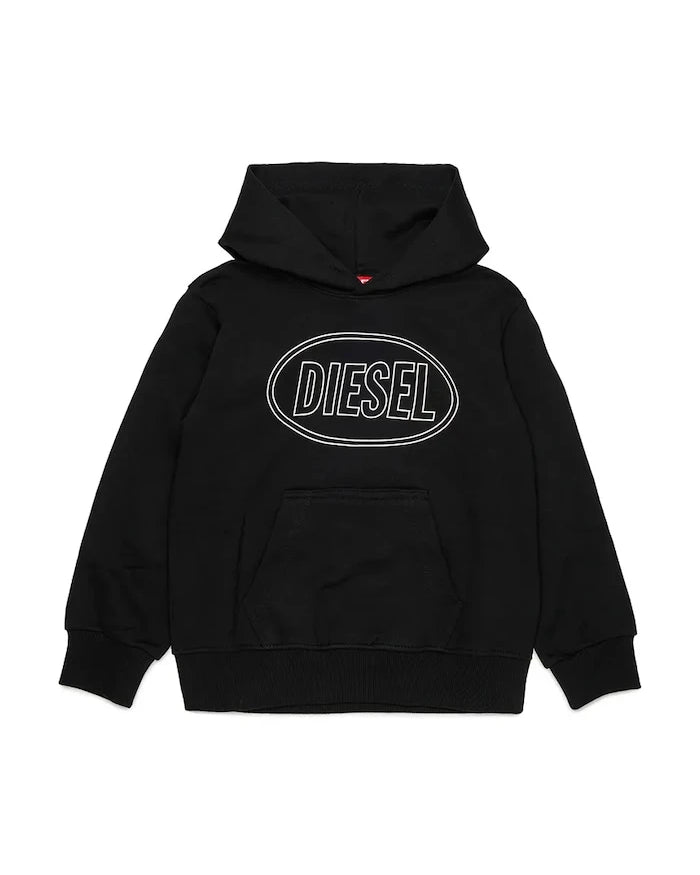 Diesel SCIRCLEHOOD OVER SWEAT-SHIRT Pamuklu Çocuk Bluzu