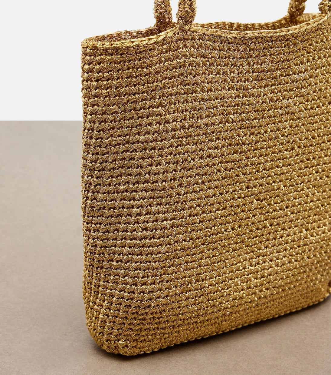 The Row - Cecily Small metallic-effect tote bag